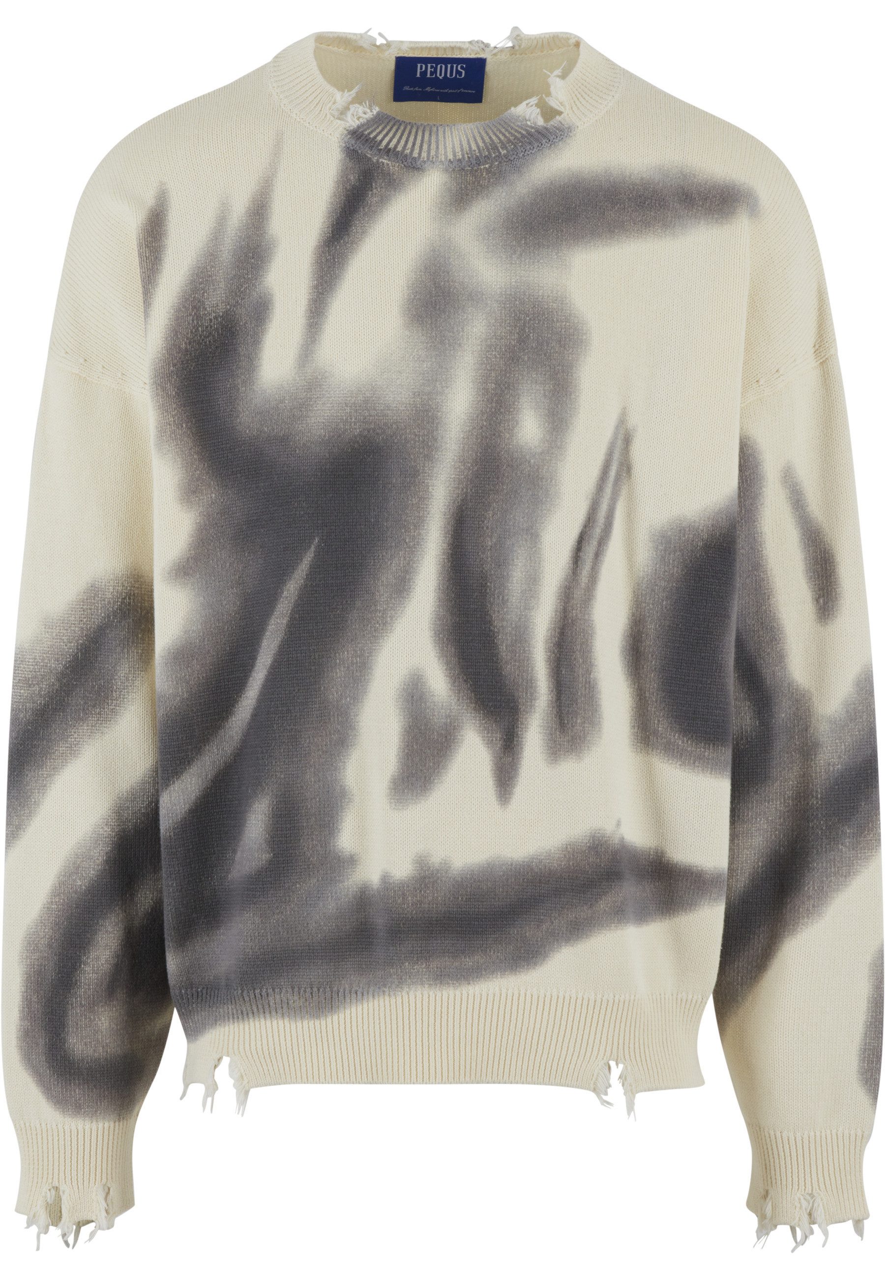 PEQUS Fleecepullover PEQUS PEQUS Smoked Knit Sweater (1-tlg)