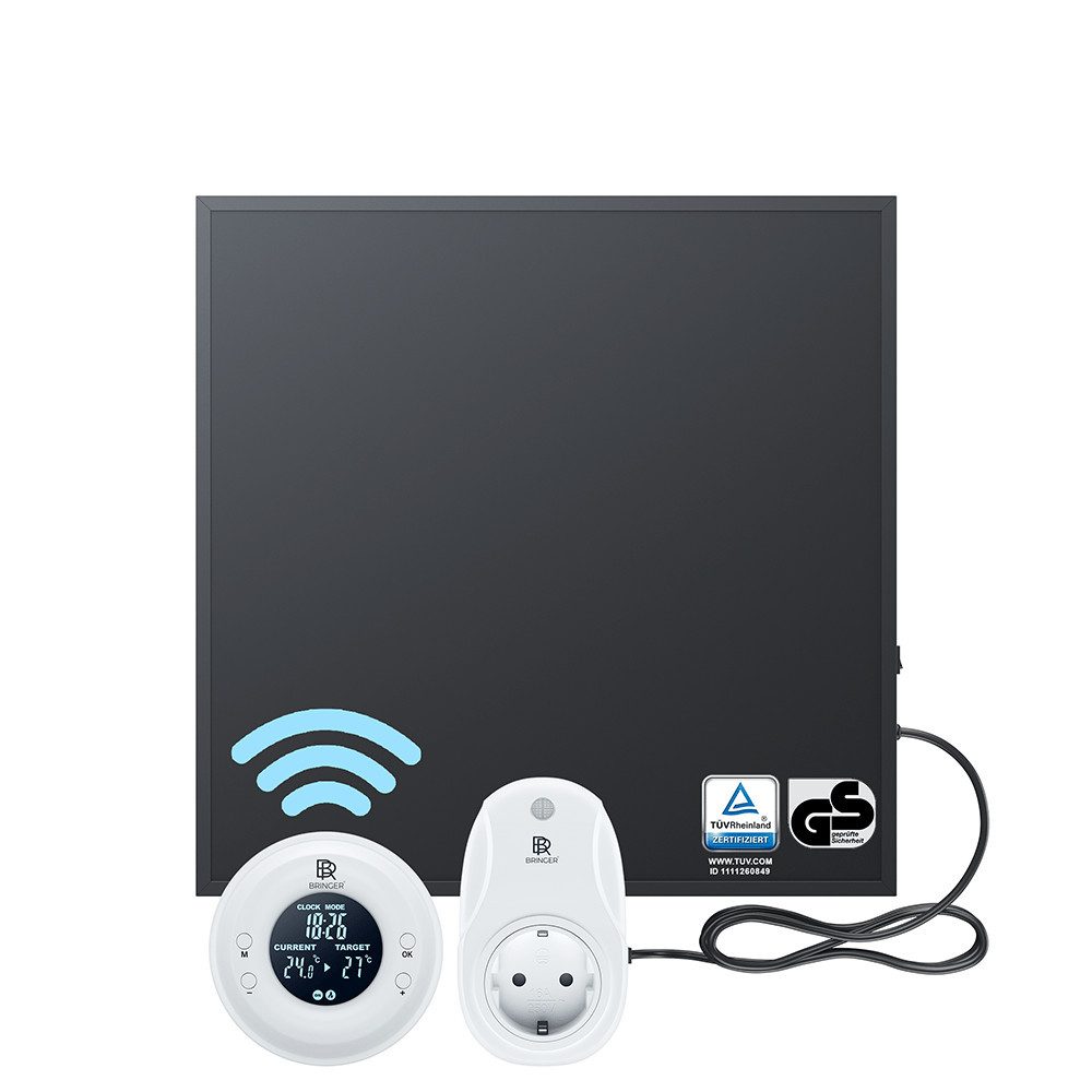 Bringer Infrarotheizung, 300-1200 Watt mit Thermostat Elektroheizung Schwar günstig online kaufen