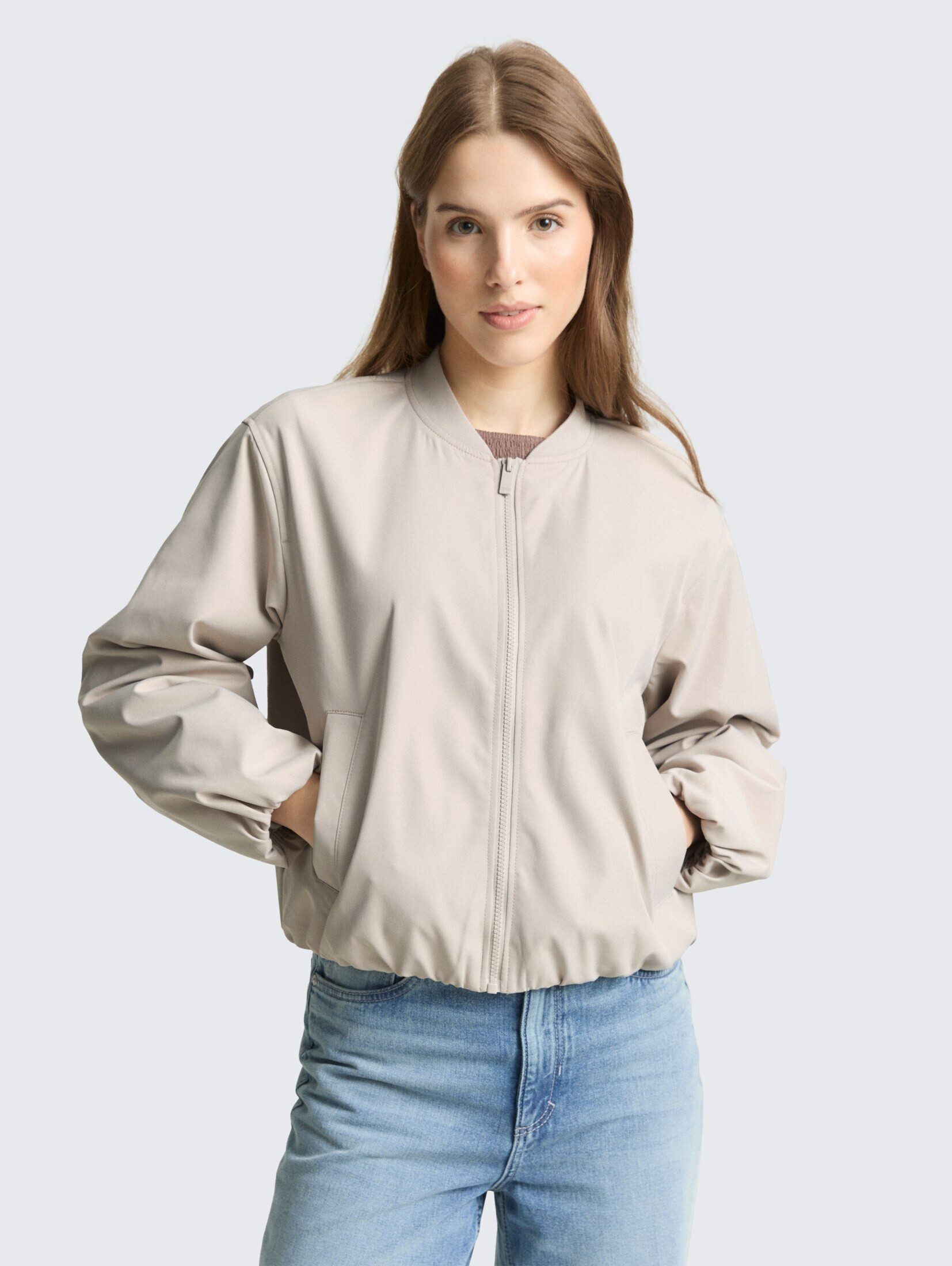 TOM TAILOR Denim Sommerjacke Jacken Bomberjacke aus wasserabweisendem Material