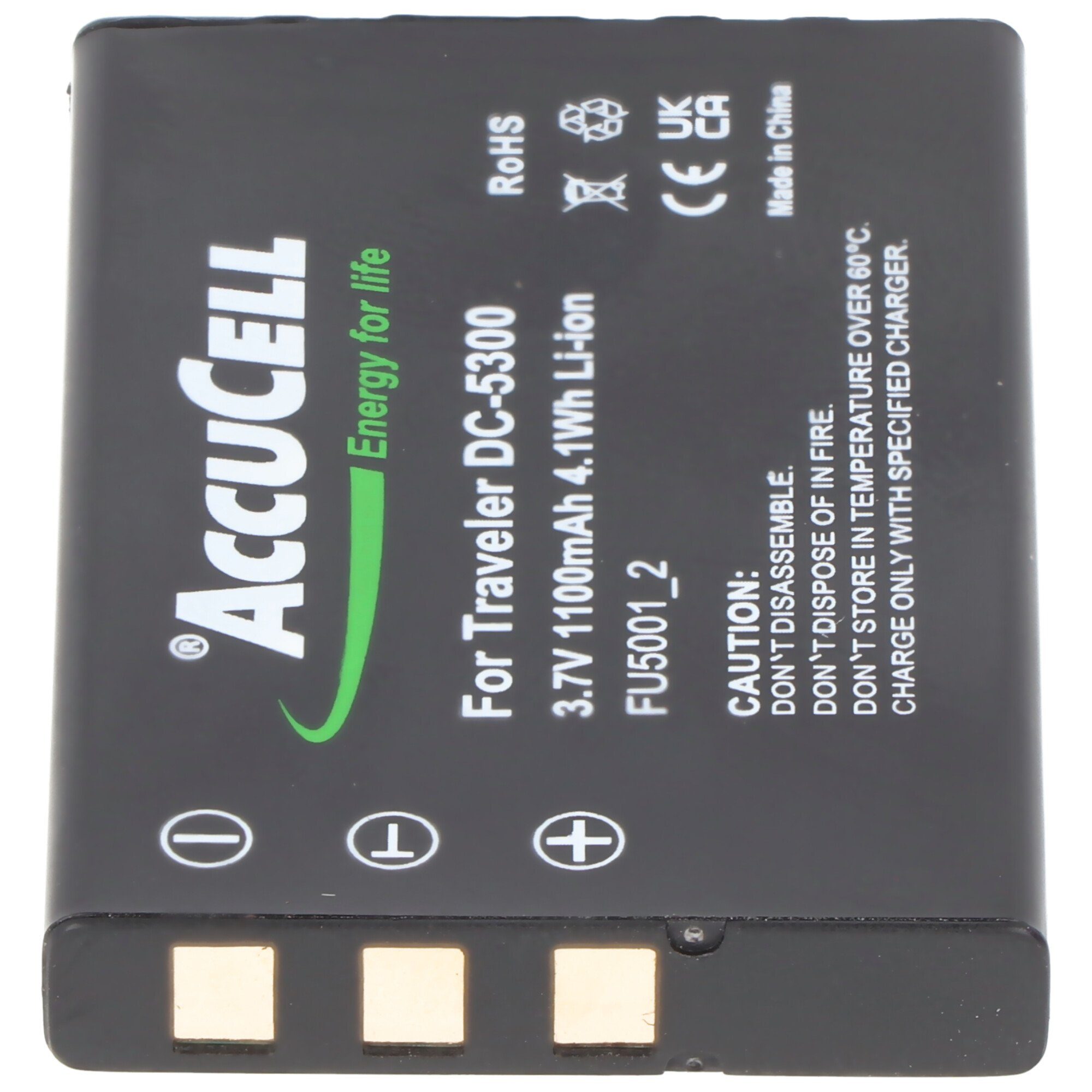 AccuCell AccuCell Akku V) DV Z Aiptek (3,7 950 für Pocket 200 passend Akku mAh
