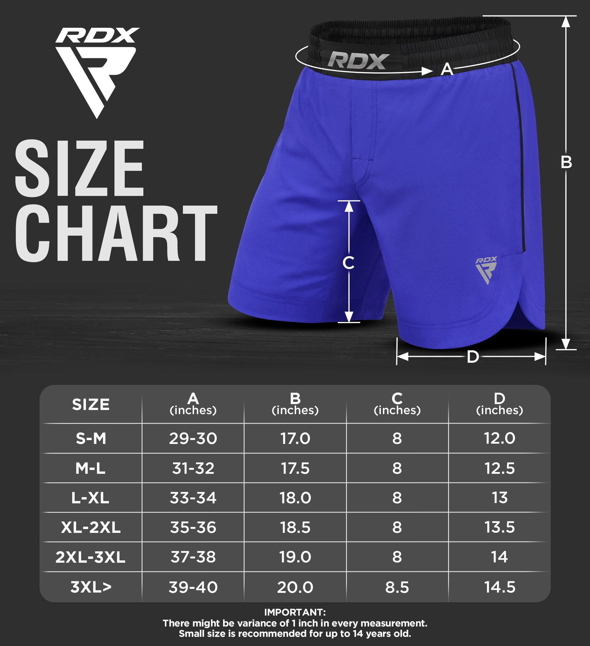 RDX Sports Trainingsshorts RDX MMA Shorts Sporthose Herren kurz, Trainingshose Herren, Kickboxen