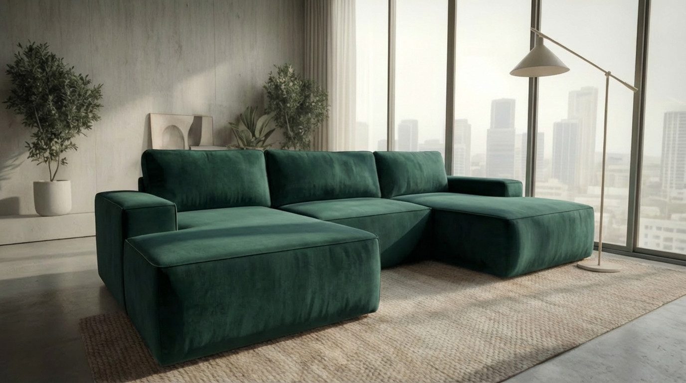 A&J MöbelLand GmbH Ecksofa EINAR mit Schlaffunktion, Bonellfederkern und Bettkasten, TOP ANGEBOT!