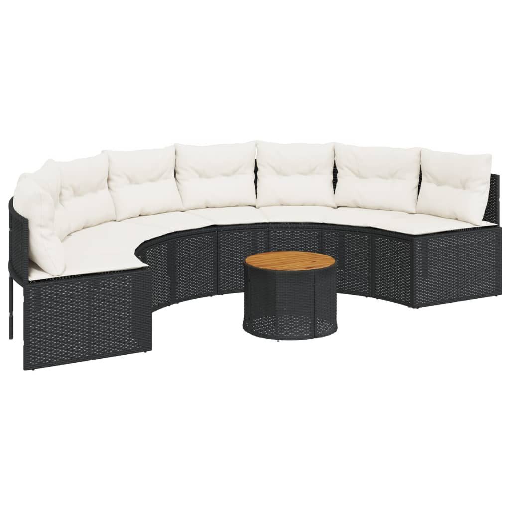 vidaXL Loungesofa Gartensofa mit Tisch und günstig online kaufen
