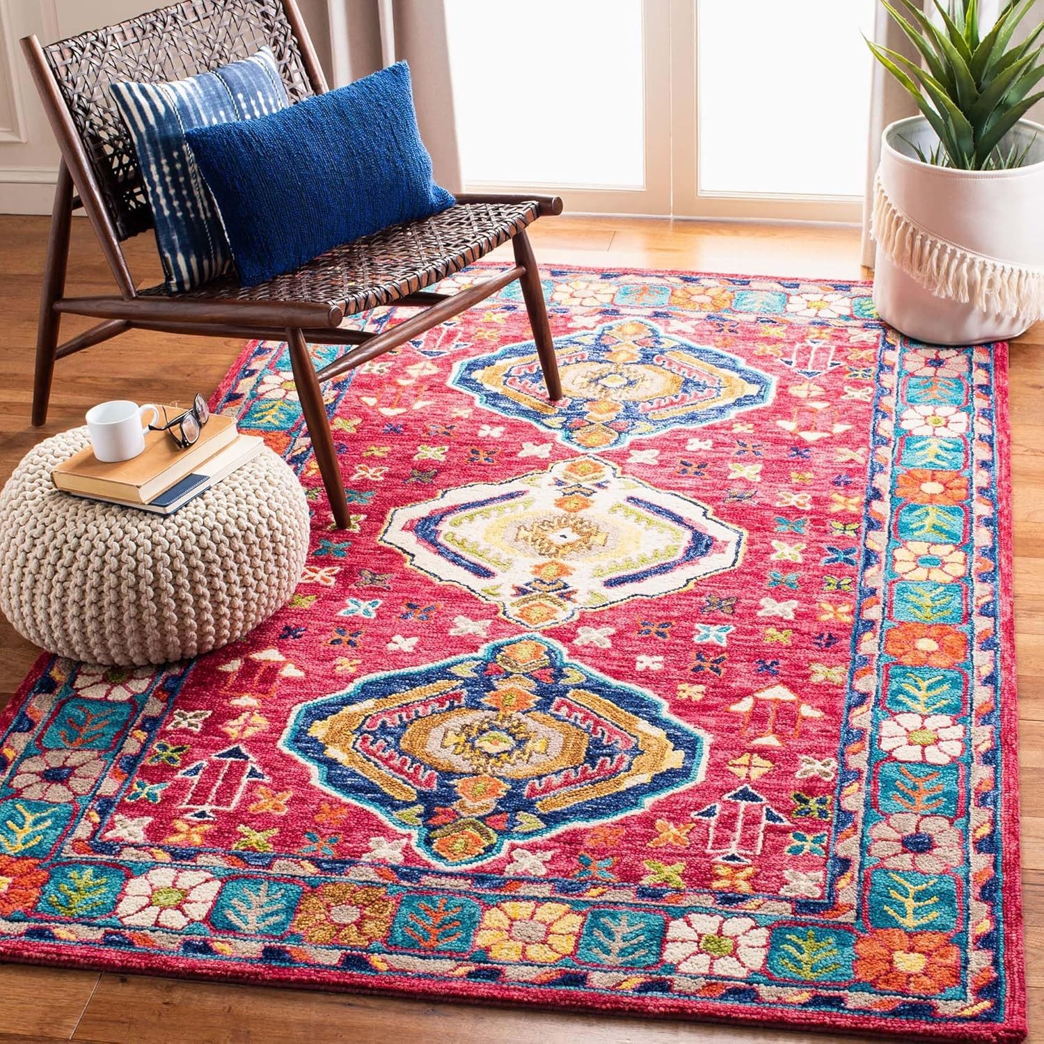 Ready Rugs Designteppich Loop-Teppichkollektion Rot
