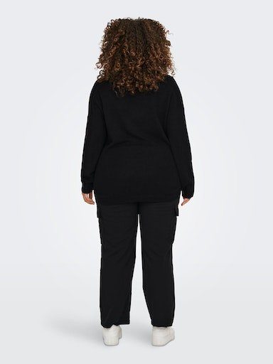 ONLY CARMAKOMA V-Ausschnitt-Pullover CARMARGARETA LS PULLOVER KNT NOOS Viskosemischung, regular fit