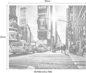 Komar Vliestapete Times Square, (1 St), 300x250 cm (Breite x Höhe), Vliestapete, 100 cm Bahnbreite