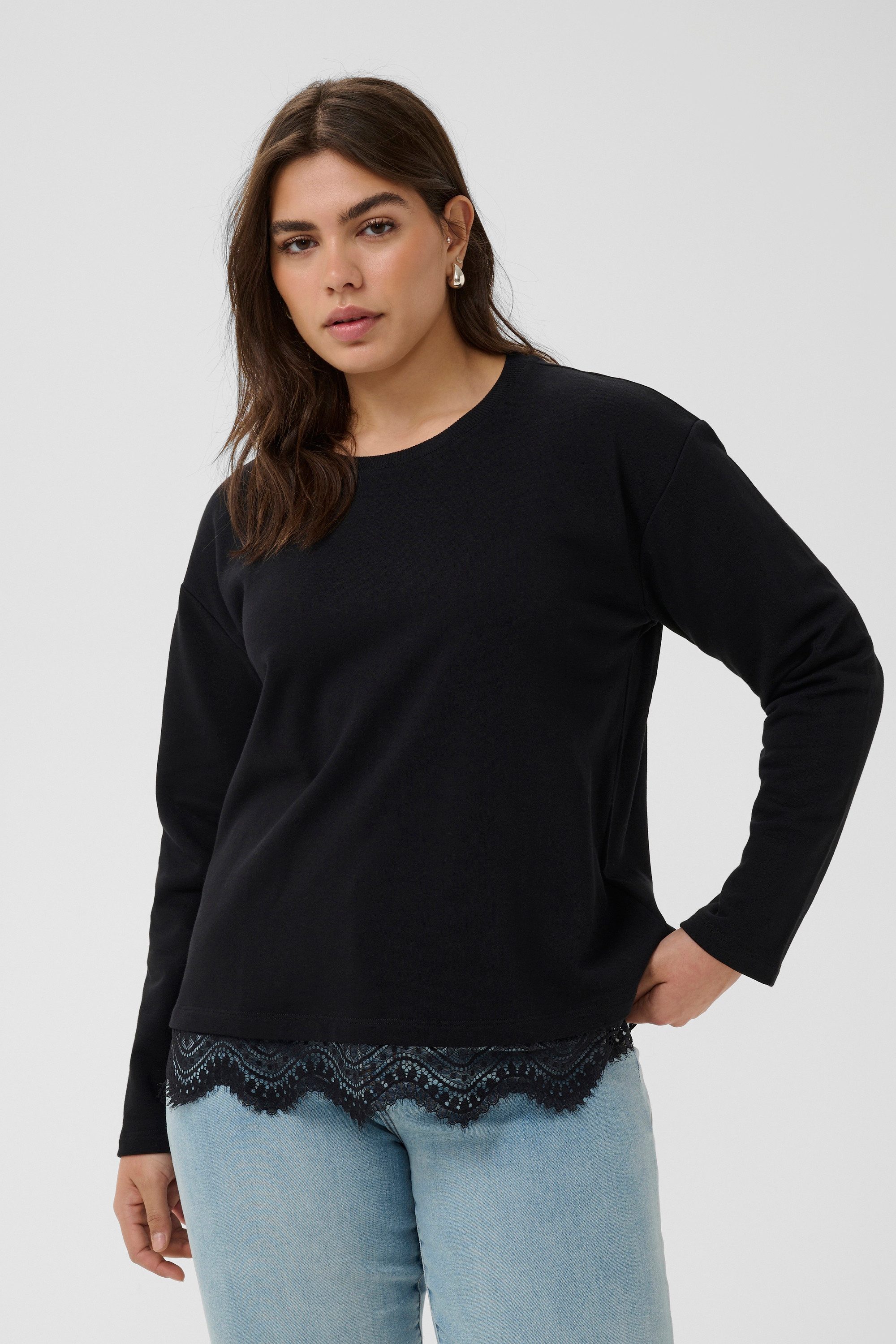 KAFFE Curve Fleecepullover Sweatshirt KCsophia plus