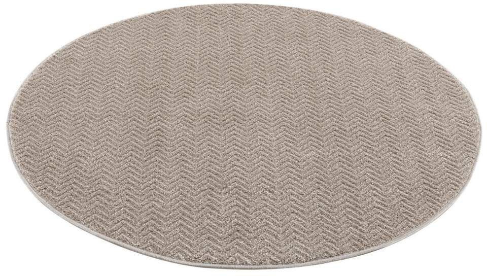 Carpet City Teppich Friseé-Teppich FANCY805, rund, günstig online kaufen