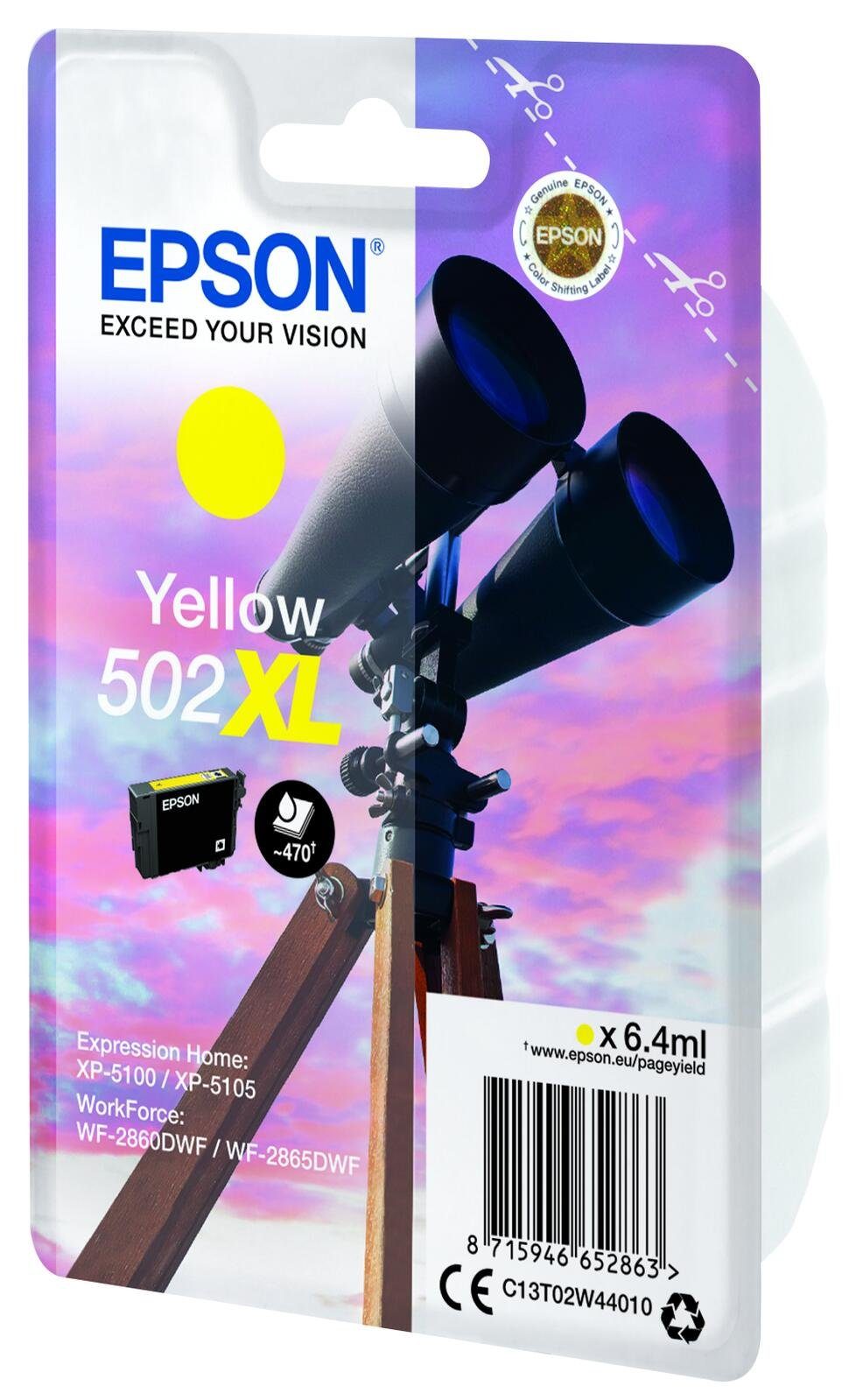 Thumbnail - Epson Epson 502XL Fernglas Druckerpatrone gelb Tintenpatrone