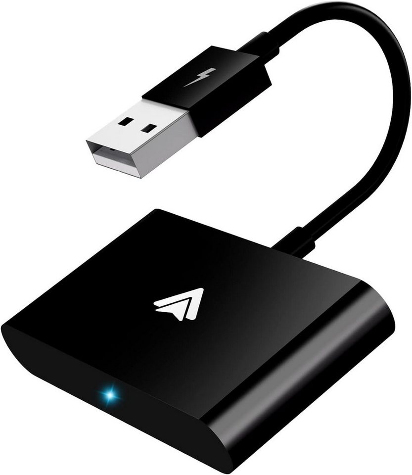 Powerwill Wireless Android Auto Adapter, 2,4GHZ 5GHZ Wireless Adapter mit  Typ-C Adapter, für Android 11 und Höher, für Autos ab 2016