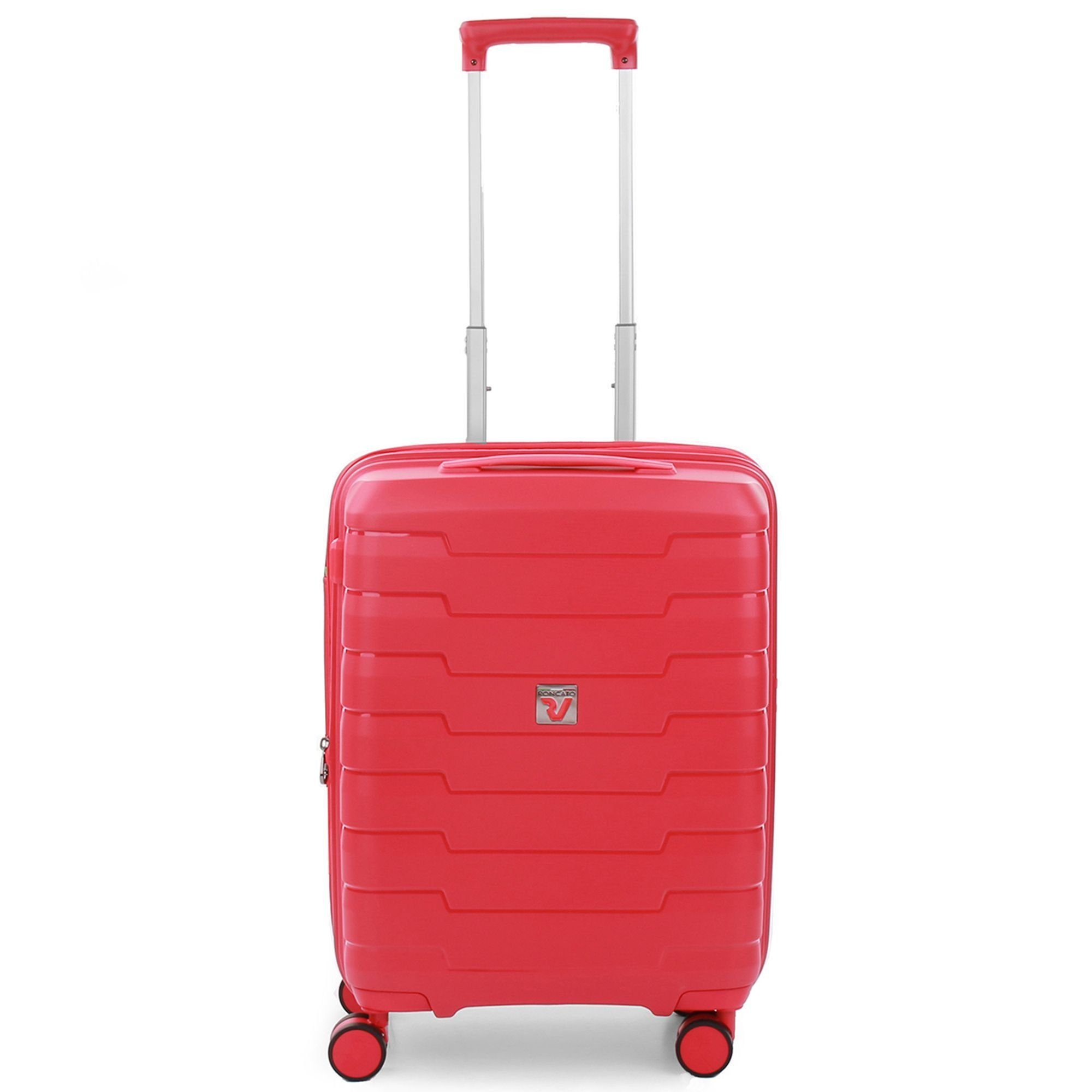 RONCATO Handgepäck-Trolley Skyline, 4 Rollen, Polypropylen rosso