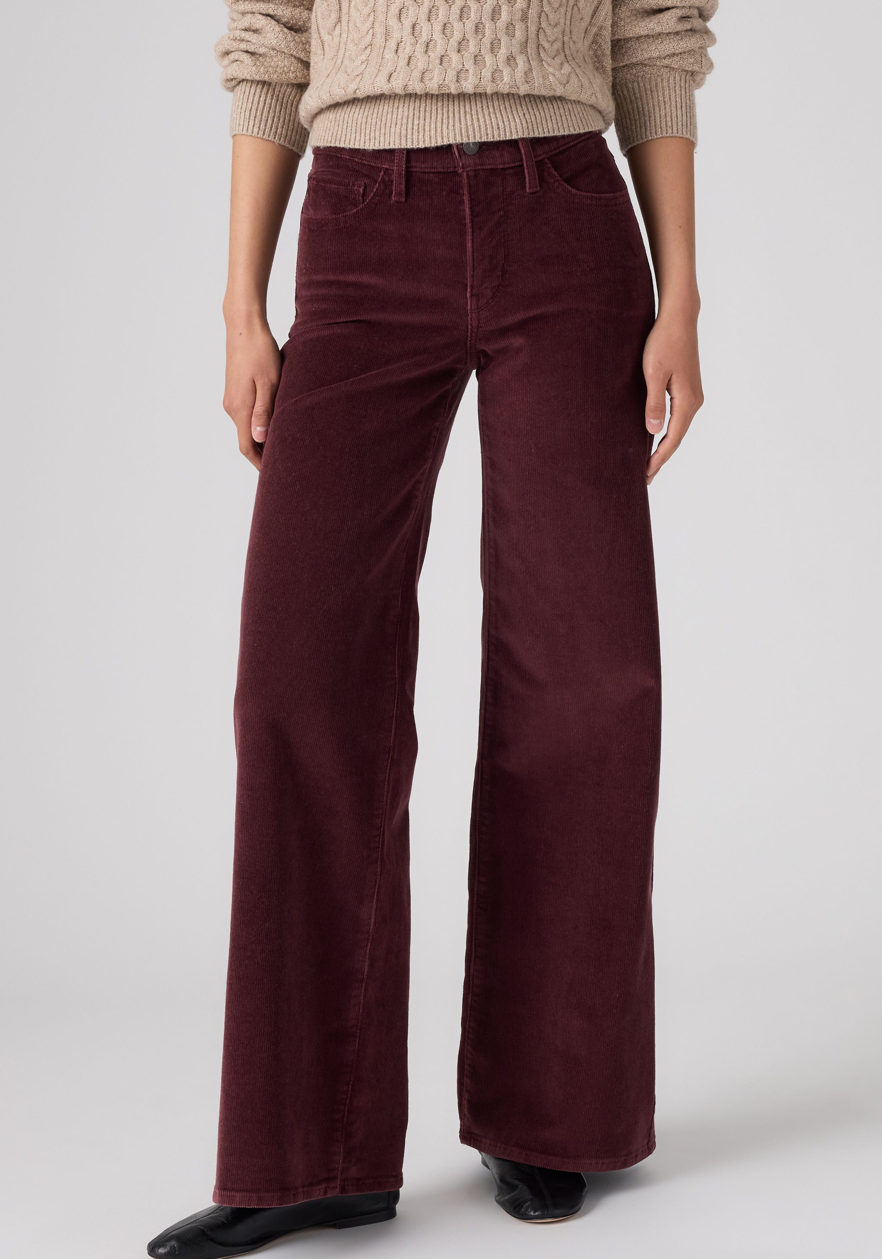 Levi's® Cordhose 318 SHAPING WIDE LEG mit weitem Bein - Wide Leg