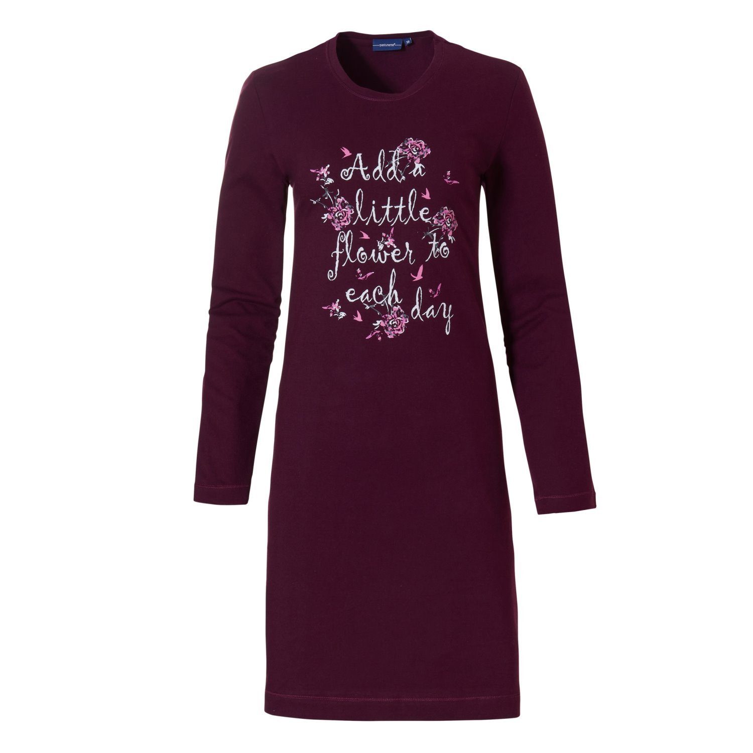 Nachthemd Damen Schlafshirt mit langem Arm