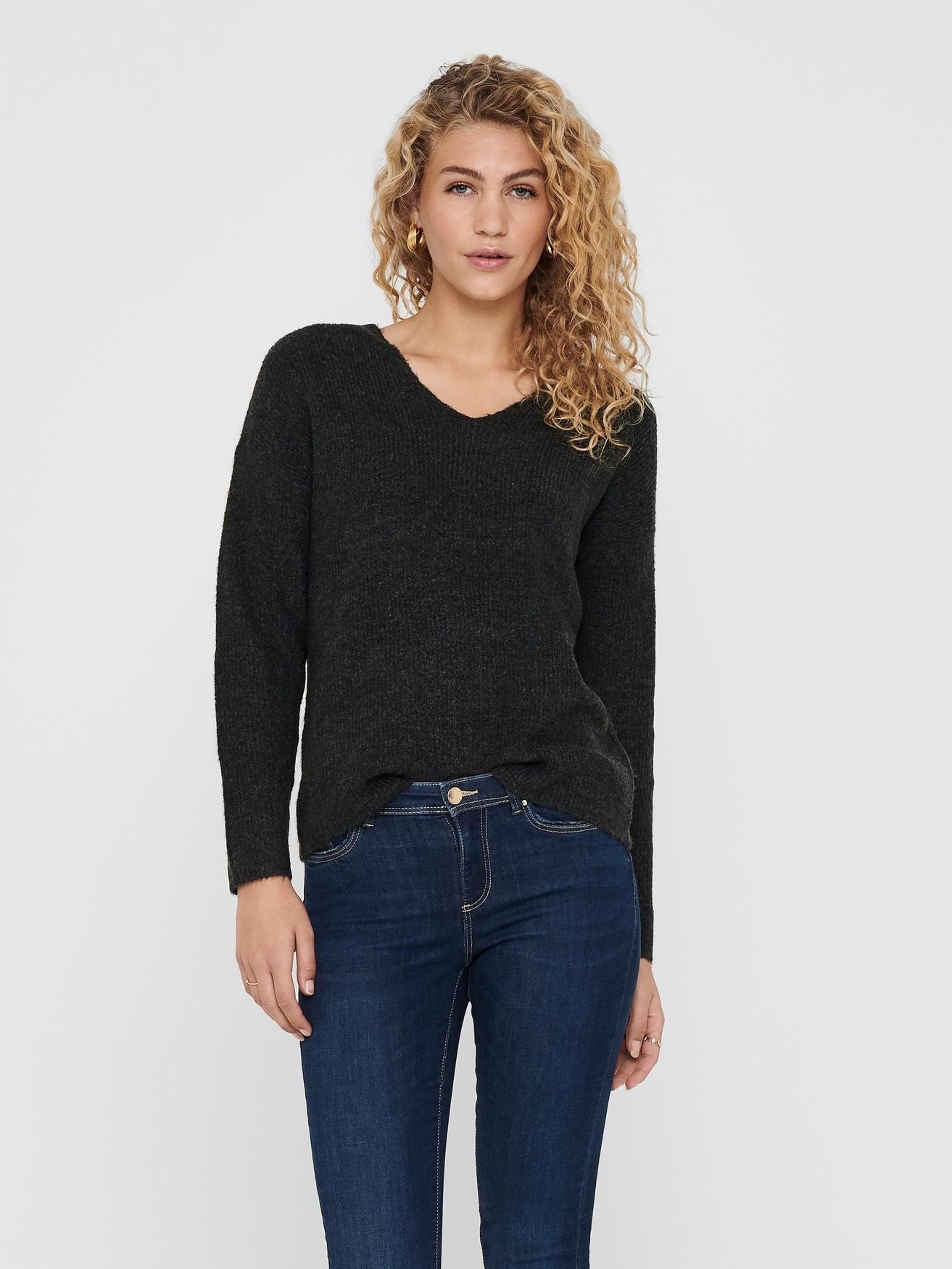 ONLY Strickpullover ONLCAMILLA V-NECK L/S PULLOVER KNT NOOS günstig online kaufen
