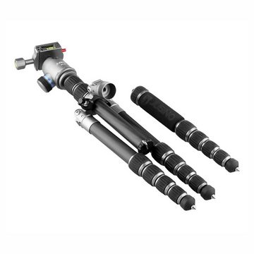 JUSINO JUSINO TK-255S Kleines Traveller Tripod/Monopod mit Stativkopf BT-02 Dreibeinstativ