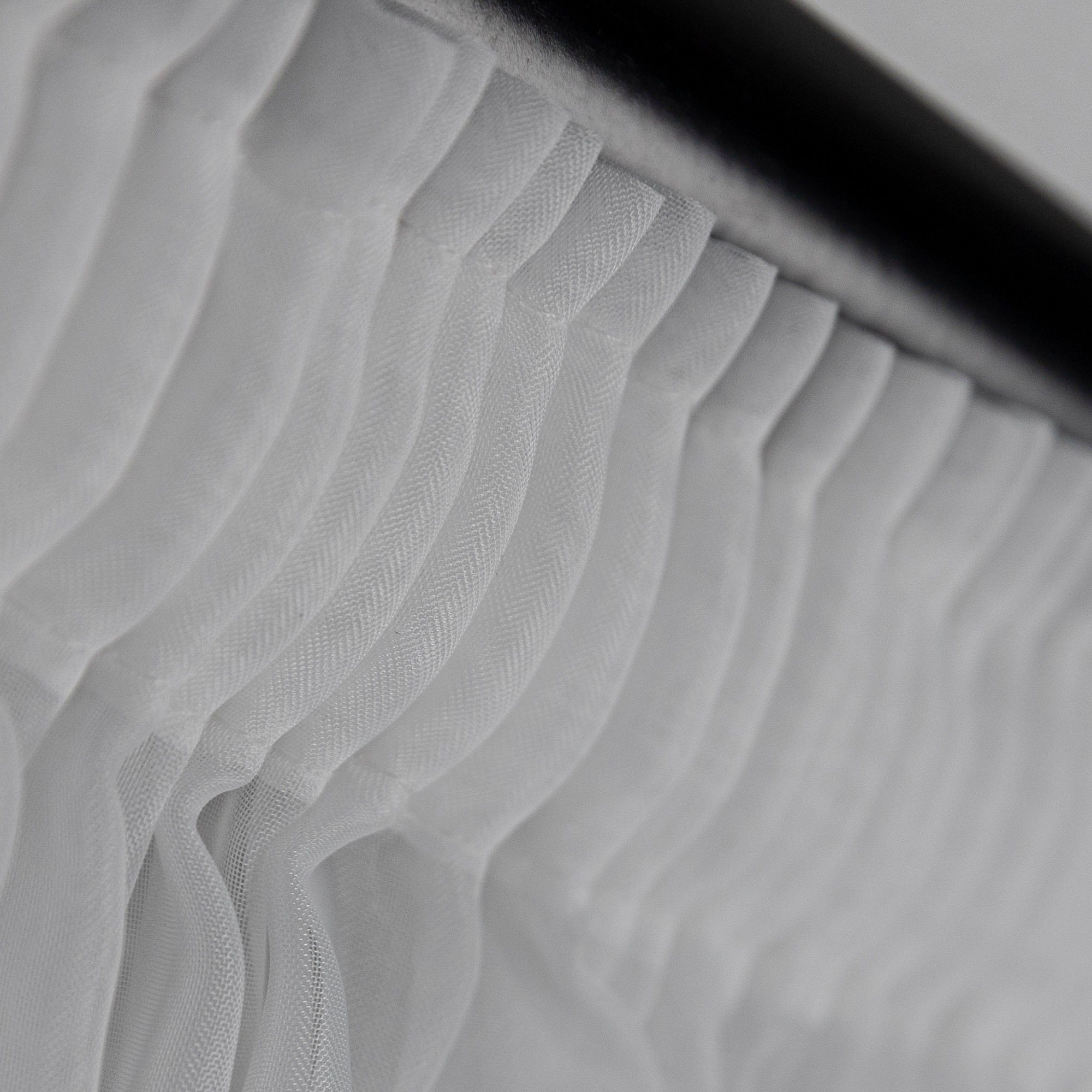 GARDINESTAN JUNG CFO GmbH Gardine Weiße,halbtransparente Vorhänge mit Kräuselband und Bleibandabschluss, Faltenband, transparent, Store