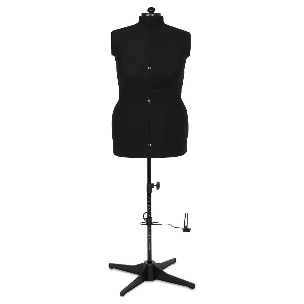 adjustoform Schneiderpuppe - Schneiderbüste Supa Fit "L" verstellbar / schwarz