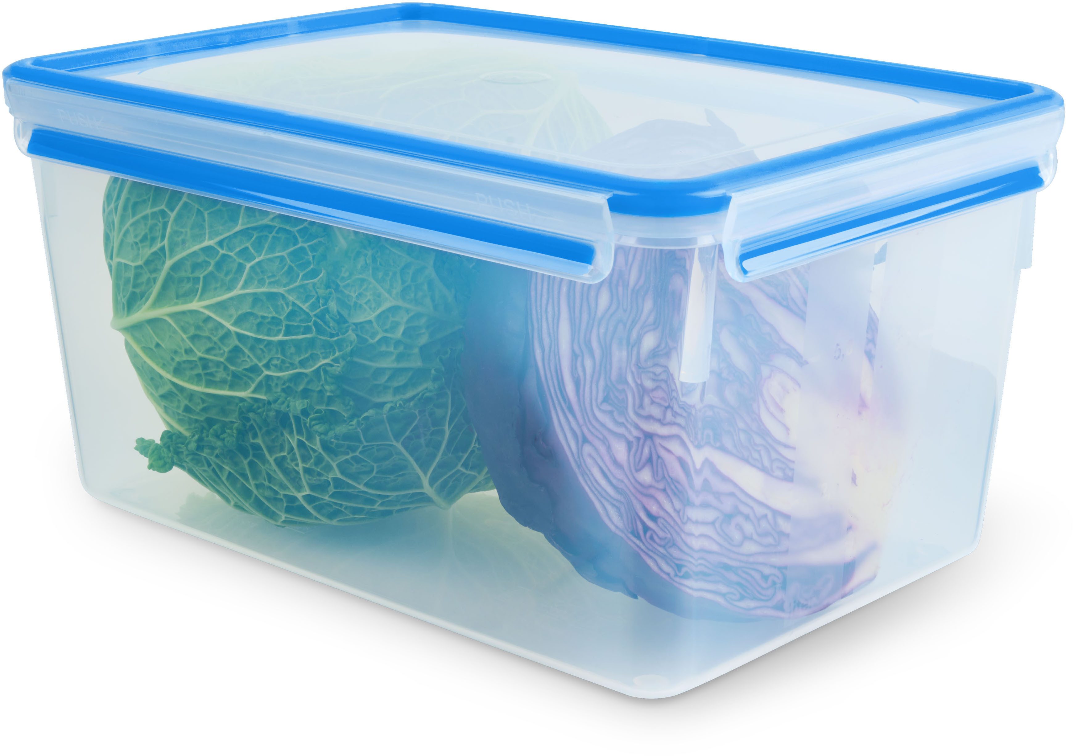 Emsa Frischhaltedose Clip & Close, Polyprophylen (PP), (2-tlg), 8 Liter, rechteckig, Clipbox, dicht, hygienisch, spülmaschinenfest