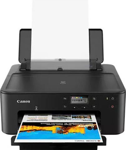 Canon PIXMA TS705a Tintenstrahldrucker, (LAN (Ethernet), WLAN (Wi-Fi), Wi-Fi Direct, Wirtschaftlich drucken mit 5 separaten Tinten+optionale XL +XXL-Tinten)