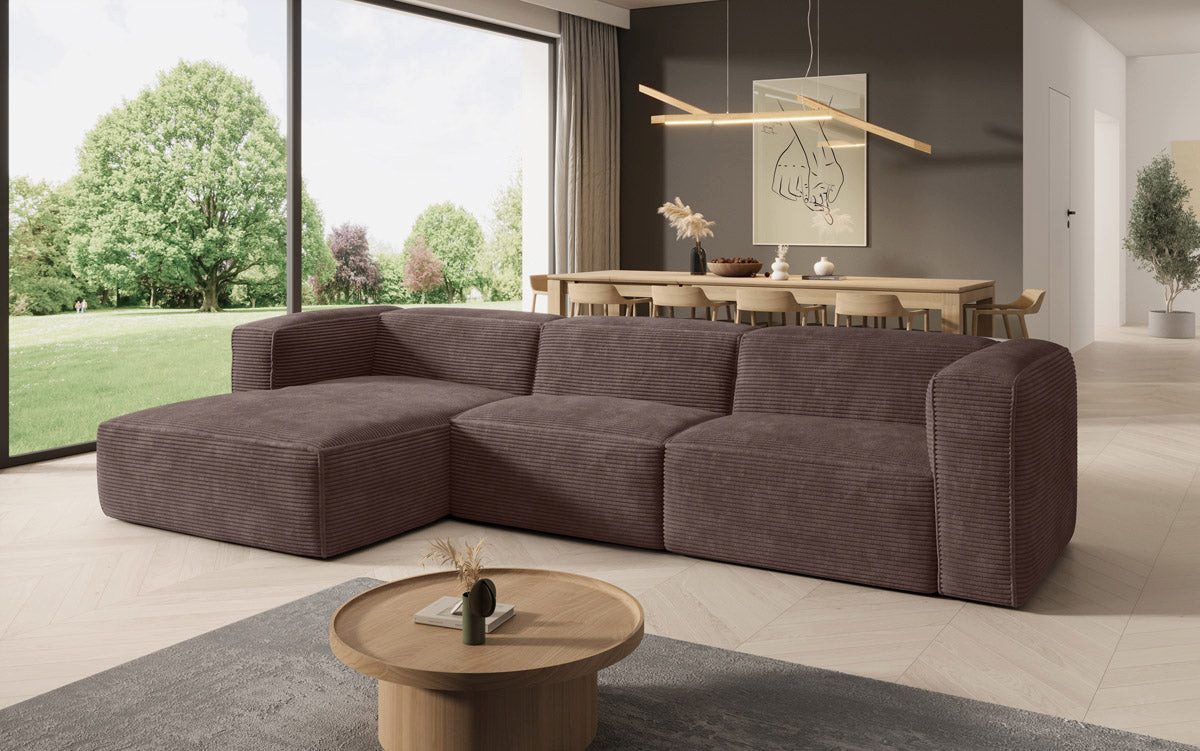 Luxusbetten24 Sofa Designer Sofa Comfy in Cord günstig online kaufen