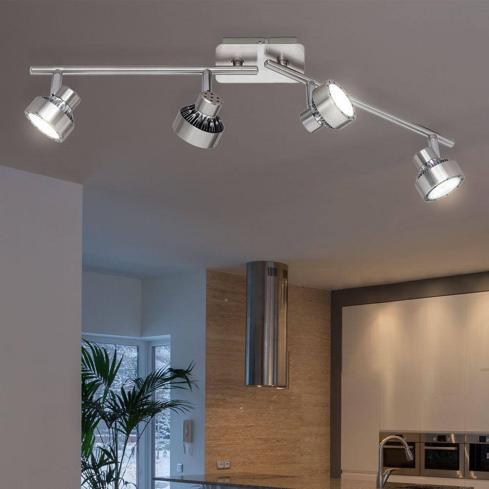 WOFI LED Deckenleuchte, Leuchtmittel inklusive, Warmweiß, Spotleiste Deckenleuchte Deckenlampe Wohnzimmer leuchte