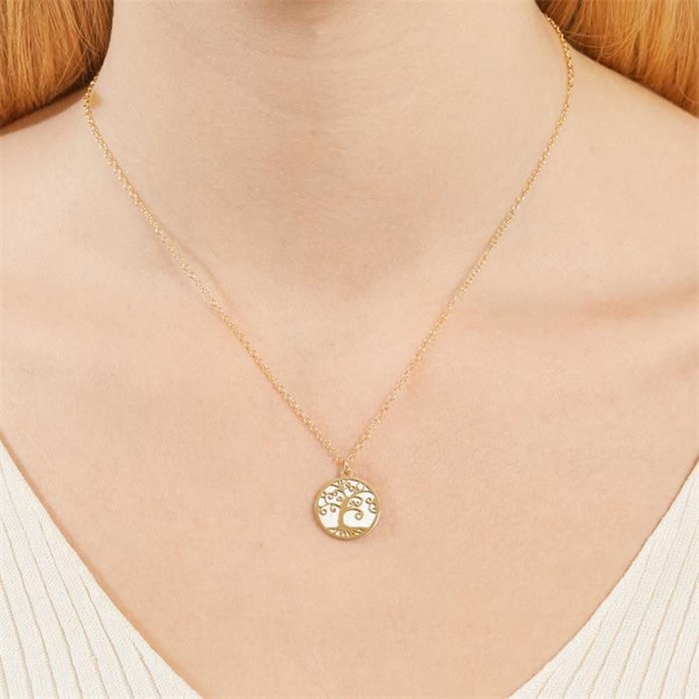 Unique Kettenanhänger Kette Lebensbaum ...