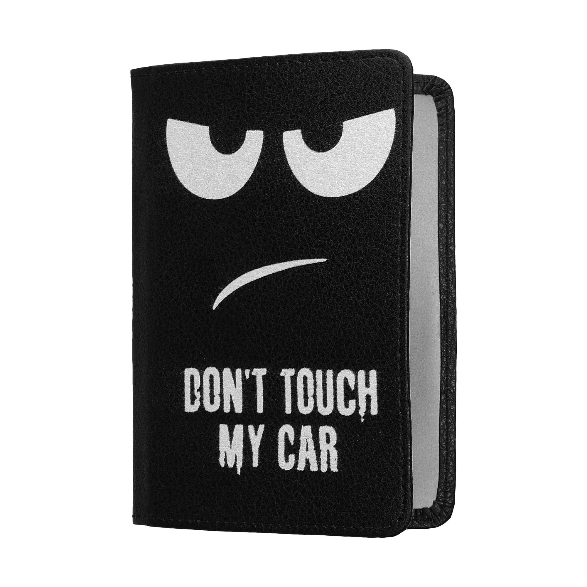 kwmobile Etui Fahrzeugschein Hülle mit Kartenfächern, Kunstleder Etui Tasche Zulassungsbescheinigung