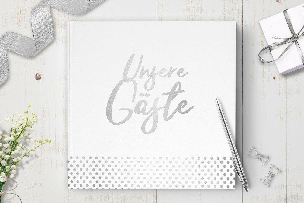 bigdaygraphix Notizbuch Erinnerungsstück Quadrat Silber 22x22