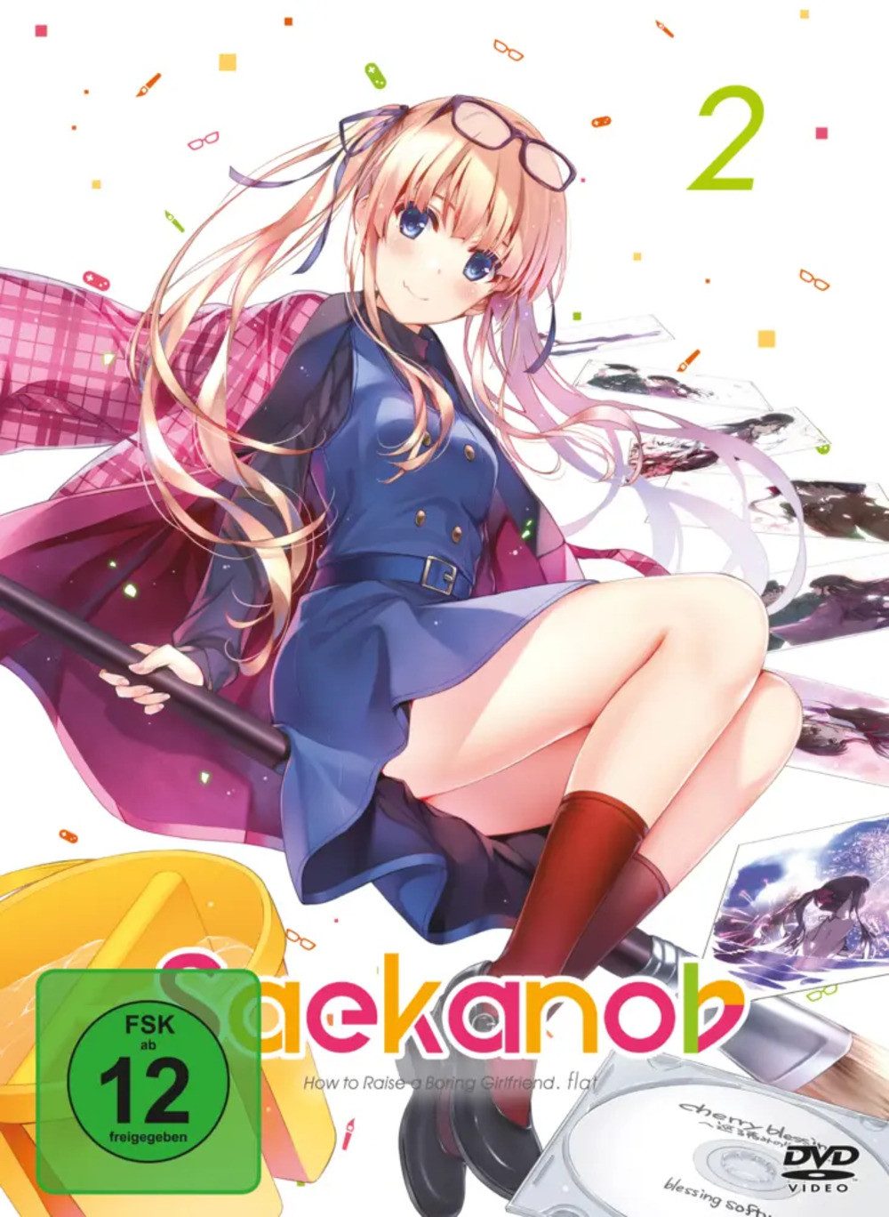 DVD Saekano - How to Raise a Boring Girlfriend.flat. Vol.2.2, 2 DVD