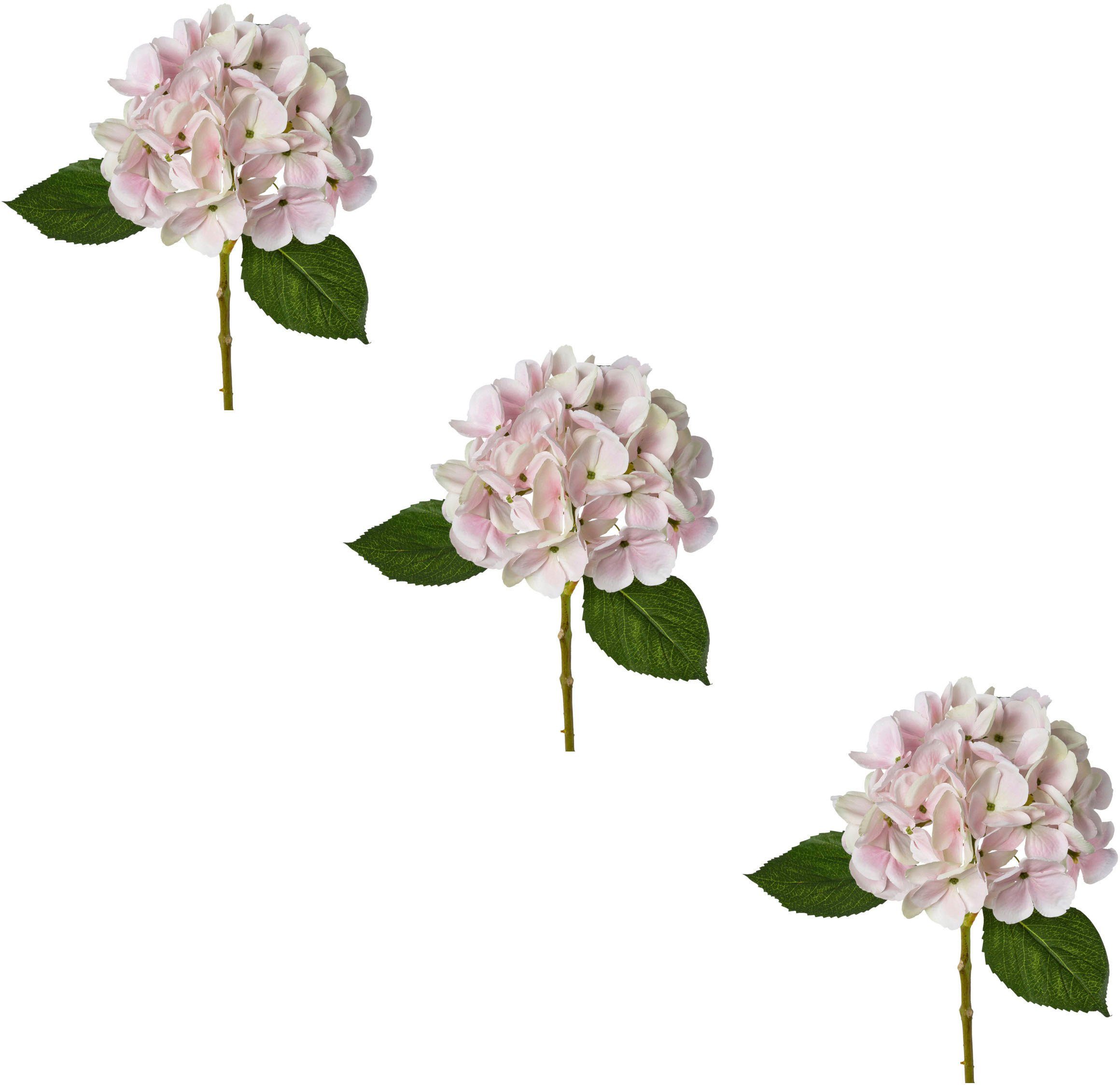 Kunstblume Hortensie Hortensie, Creativ green, Höhe 48 cm