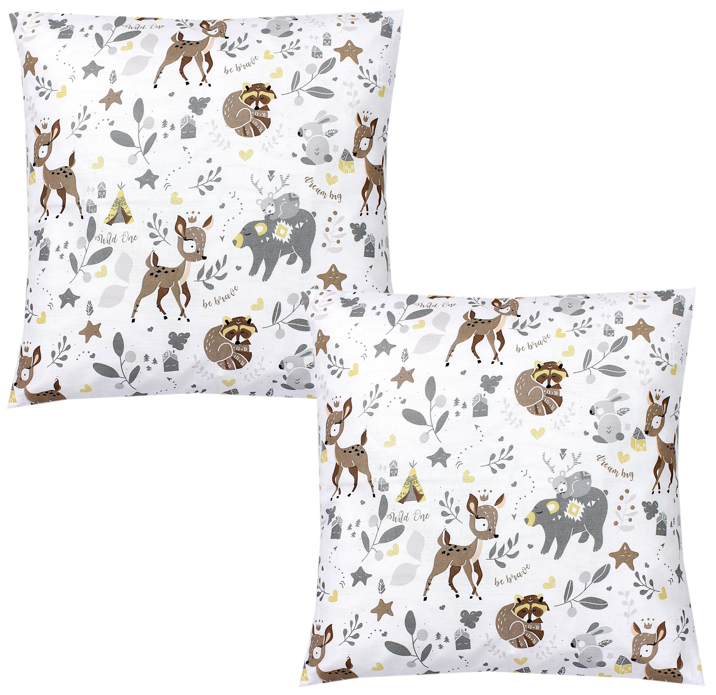 TupTam Kissenbezüge Kinder Kissenbezug Dekorativ Gemustert mit Hotelverschl günstig online kaufen