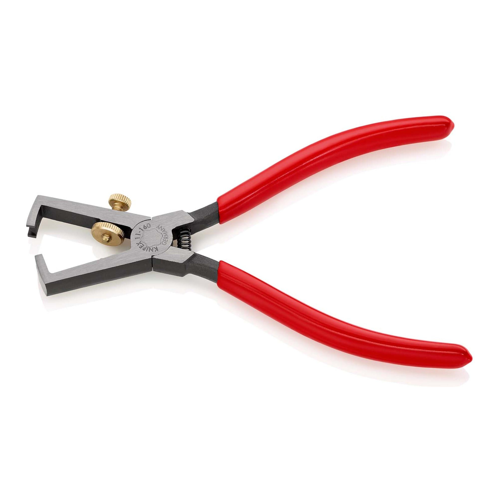 Knipex Abisolierzange KNIPEX 11 01 160 Abisolierzange mit Öffnungsfeder, universal mit Kunst