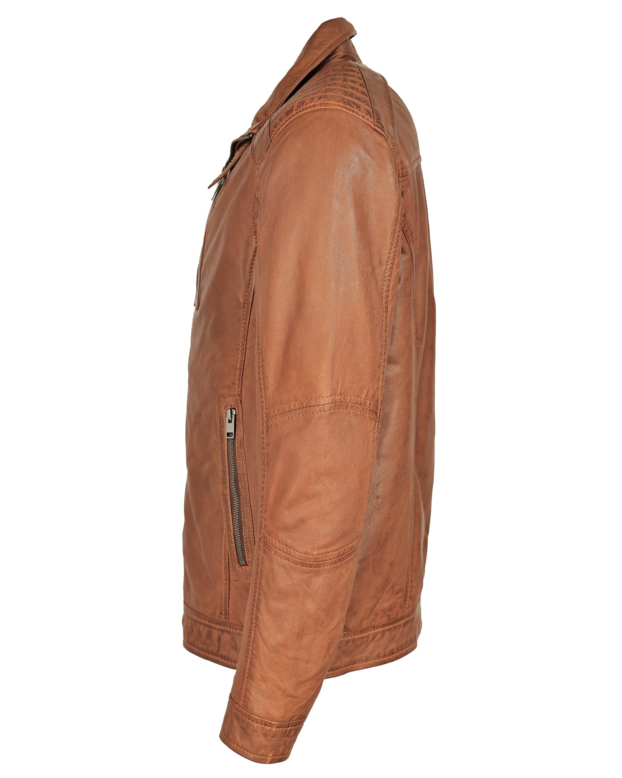 JCC Bikerjacke 31020351 cognac light