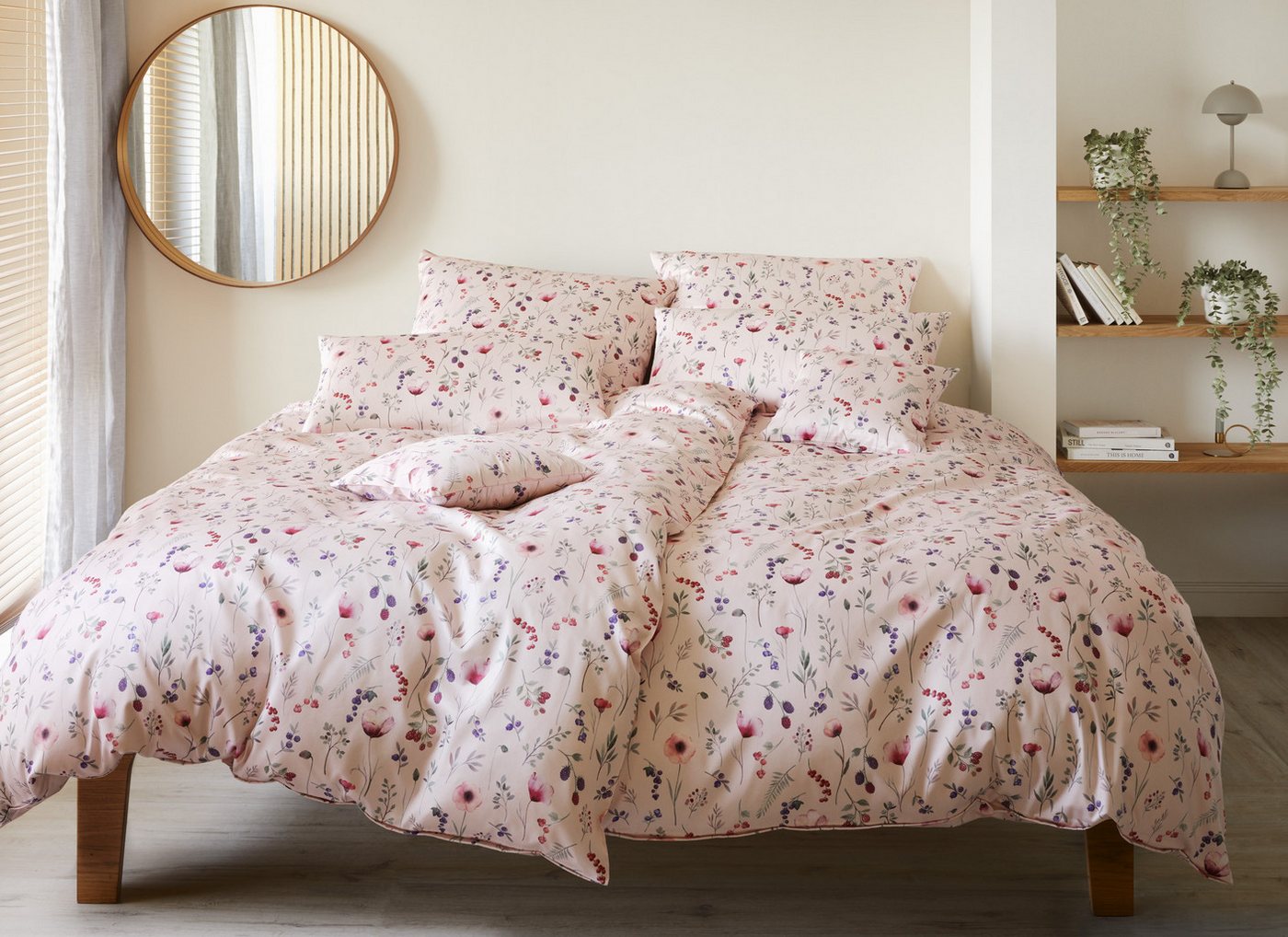 Elegante Bettwäsche Sorbet Jersey, Interlock-Jersey, 2 teilig, angenehmes Hautgefühl