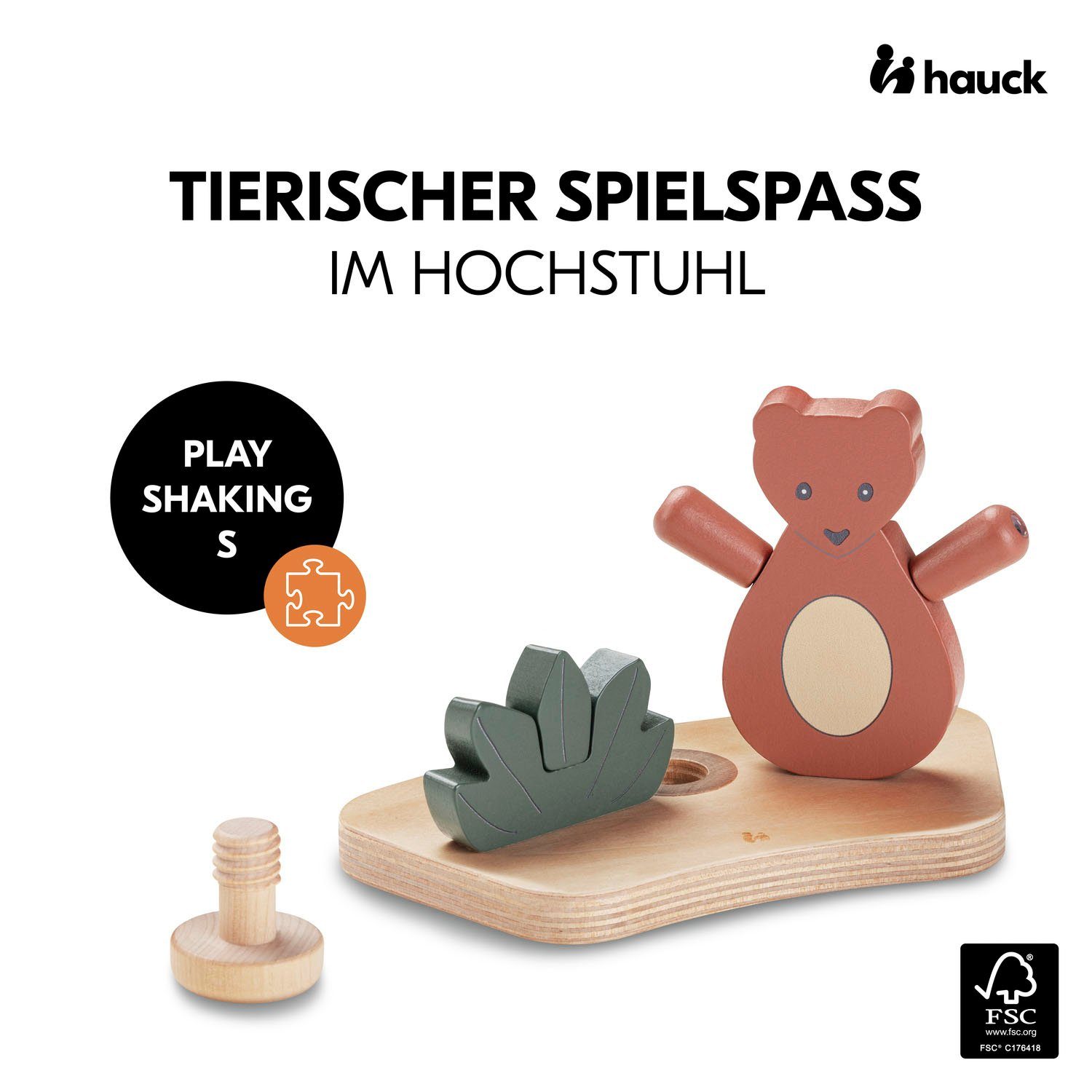 Hauck Greifspielzeug Play Shaking S Bear, FSC® - schützt Wald günstig online kaufen