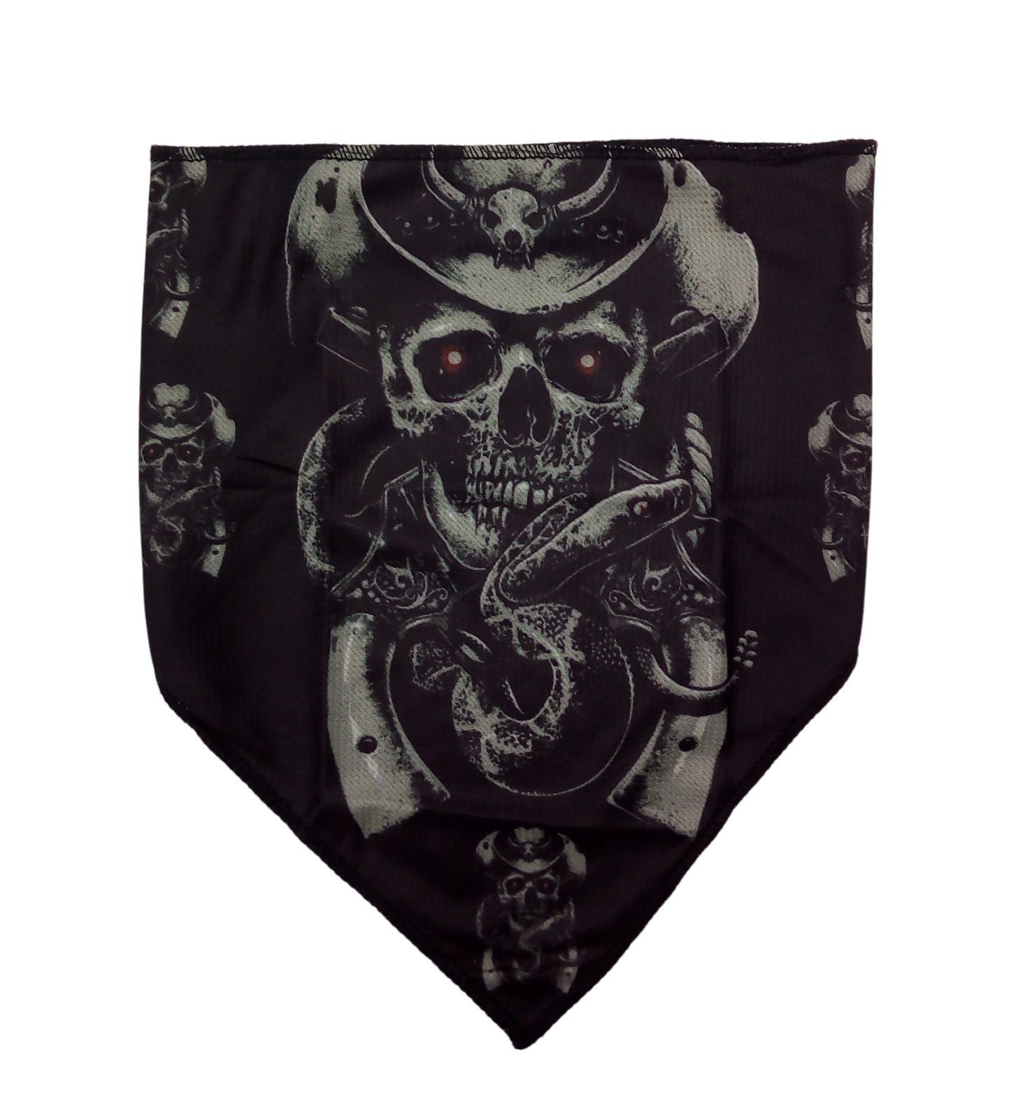 BURI Multifunktionstuch Multifunktionstuch Totenkopf Halstuch Mundtuch Dreieckstuch Kopftuch