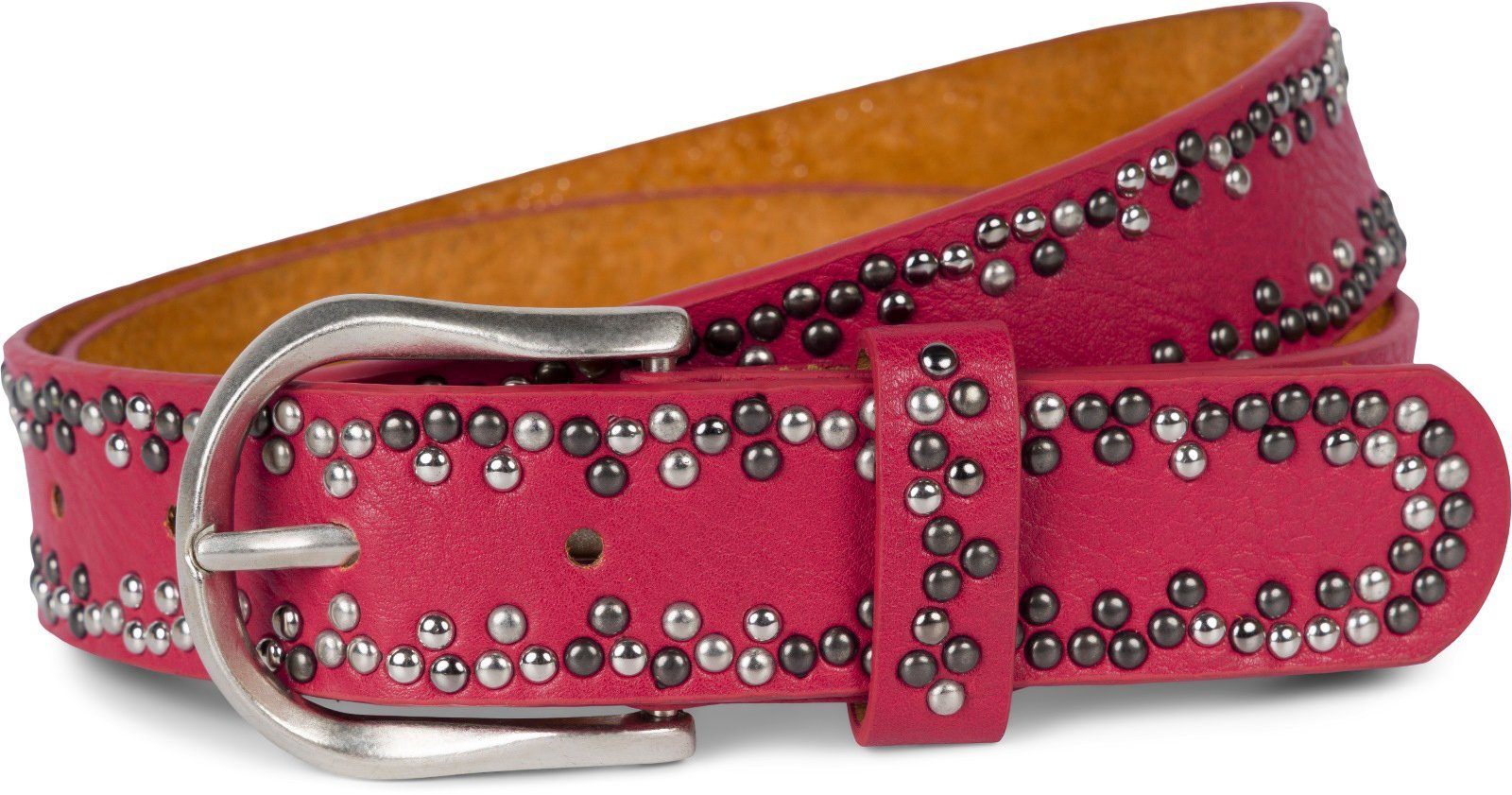 styleBREAKER Nietengürtel Gürtel mit kleinen Nieten günstig online kaufen