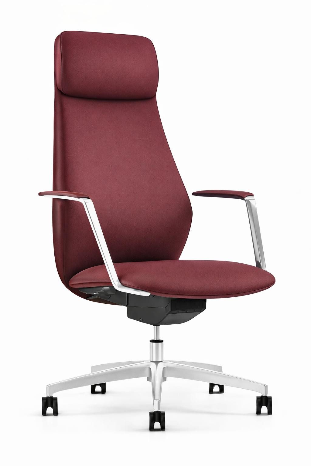 JVmoebel Chefsessel Ergonomischer Chefsessel mit hoher Rückenlehne und Lederbezug, Made in Europa