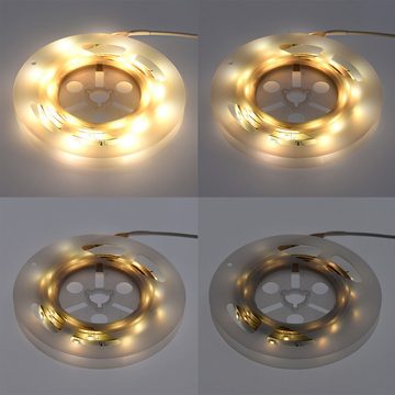 kwmobile LED Unterbauleuchte LED Bettlicht mit Bewegungsmelder - Bett Lichtleiste Nachtlicht