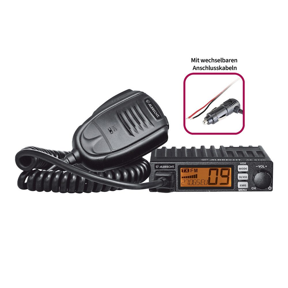 Albrecht Funkgerät Albrecht Mini-CB FunkAE 6120 VOX Multi 12620 CB-Funkgerät