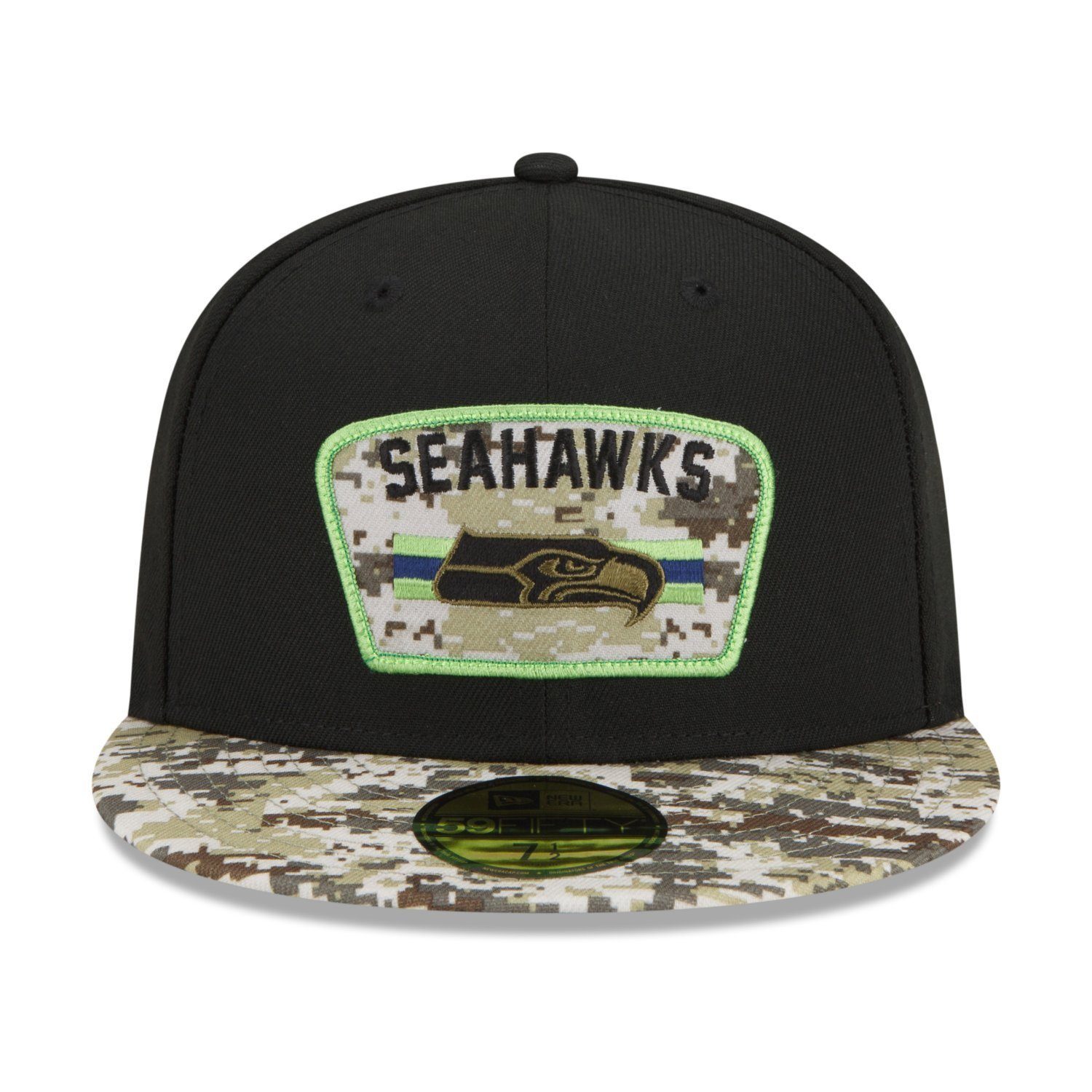 Seahawks Cap New to Salute Seattle Era Fitted Service NFL 202122 59FIFTY
