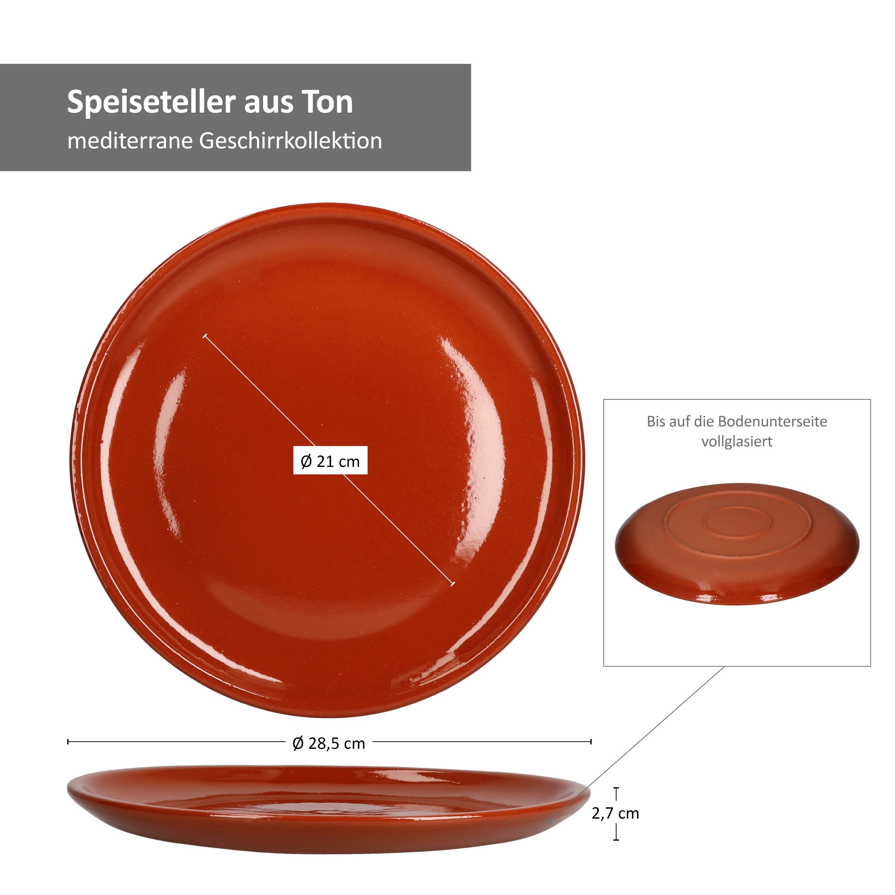Tonteller Speiseteller - Set 99529 2er MamboCat 29cm Platte