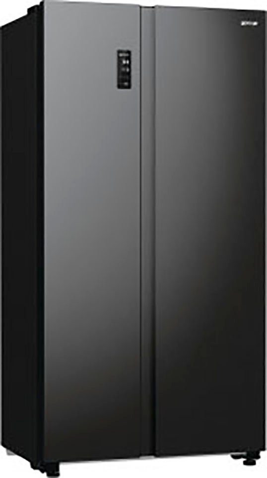 GORENJE Side-by-Side NRR 9185 EABXL, 178,6 cm hoch, 91 cm breit, Inverter Kompressor schwarz