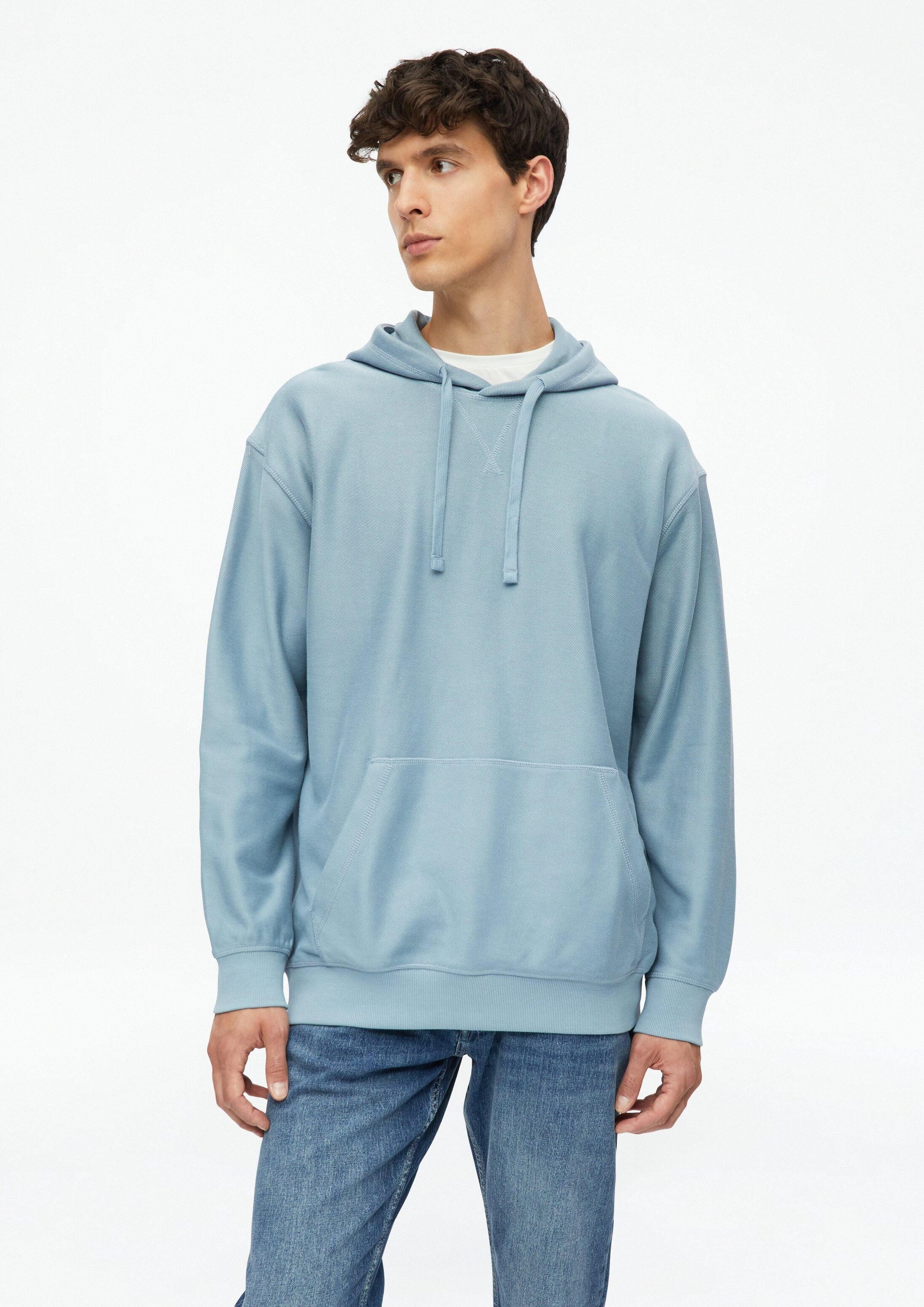 s.Oliver Sweatshirt Sweatshirt Modern-Fit-Hoodie aus Twill-Jersey