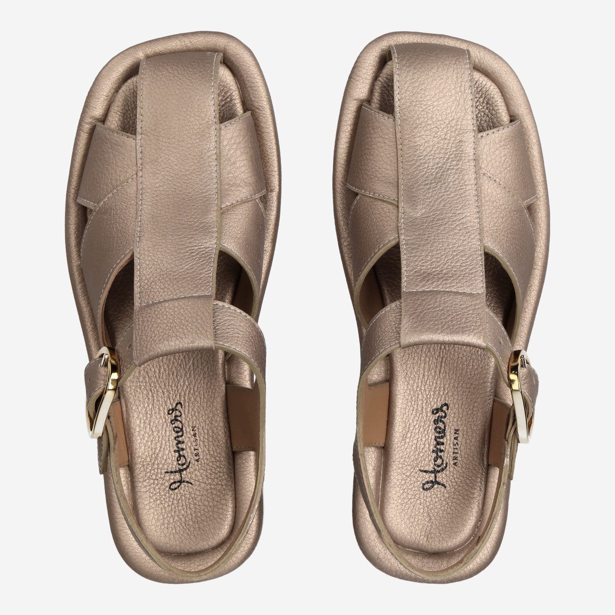 Homers Homers 21293 MAYA URANO, Sandaletten, Gold / Bronze Metallik, Damen Sandalette