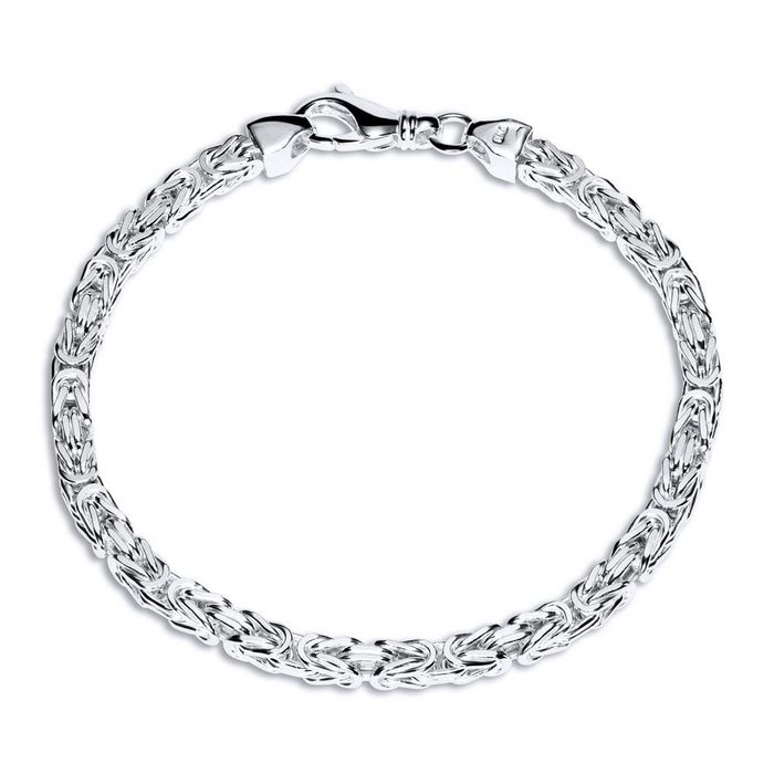 JEWLIX Königsarmband Königsarmband Silber 4 5mm breit