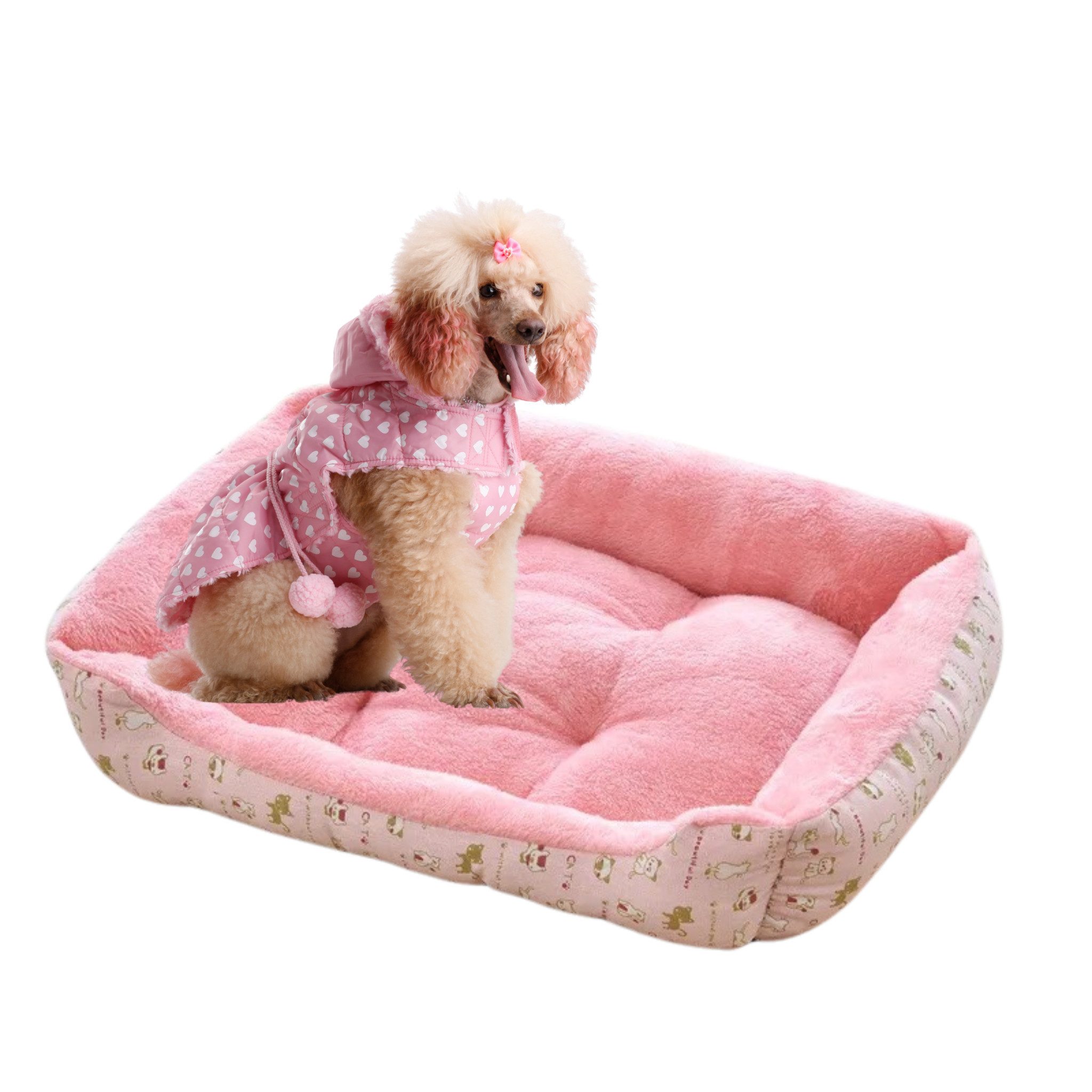 HS.SUPPLY Tierbett Hundebett, weich & bequem - waschbar, kuschelig weich, v günstig online kaufen