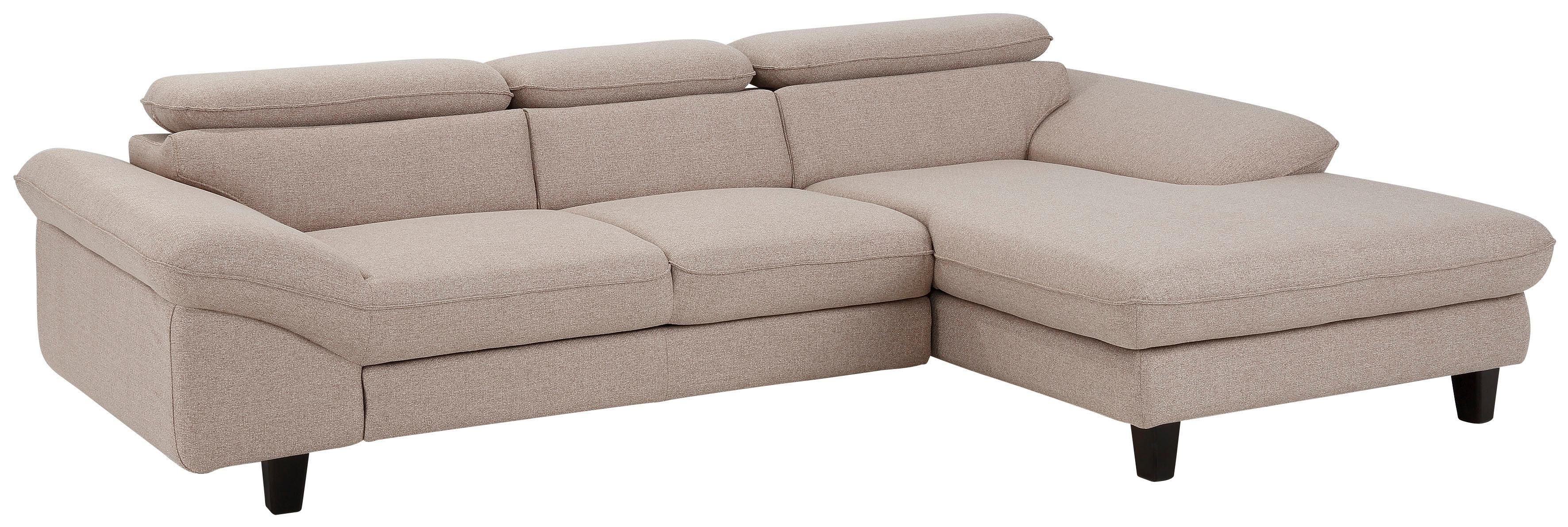 Home affaire Ecksofa "Pilot L-Form", mit Kopfteilverstellung, wahlweise mit günstig online kaufen