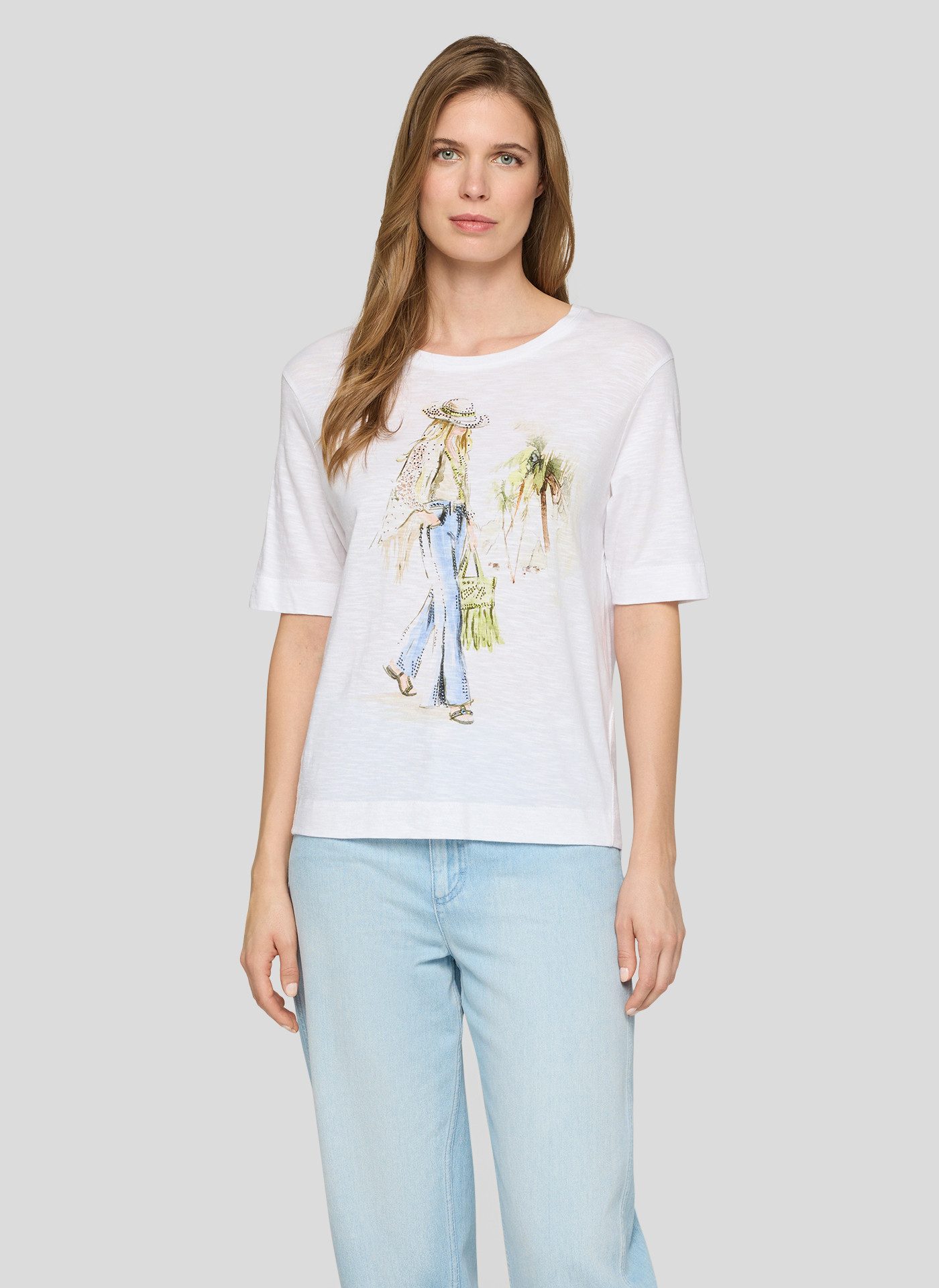 Rabe T-Shirt mit Frontprint