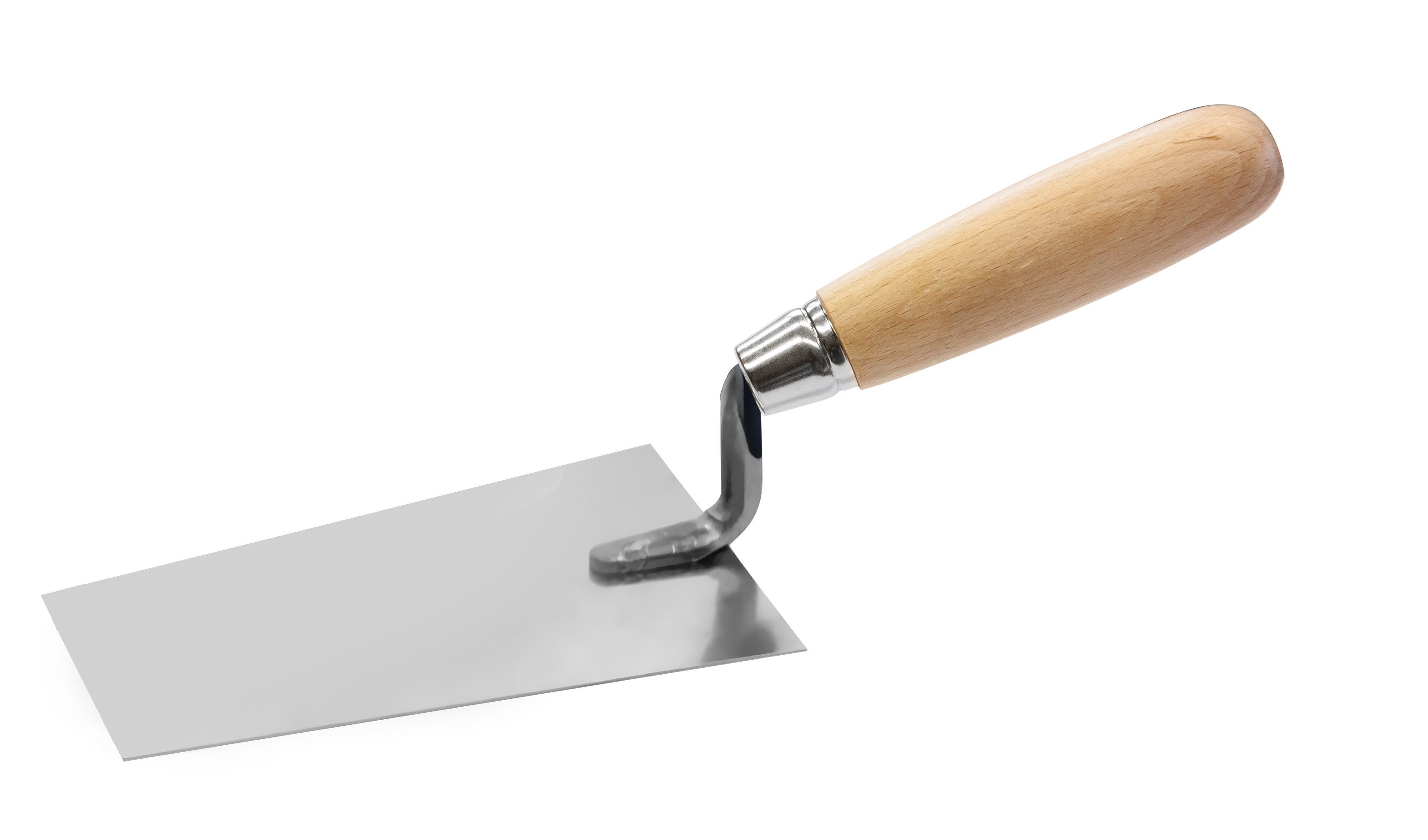 TECTOOL Putzkelle BERNER PUTZKELLE ROSTFREI, HOLZ, 160MM (Packung, 1-St., 1 Kelle) Holzgriff mit rostfreiem Blatt